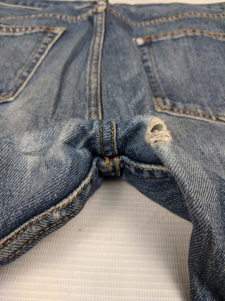 Acne Studios Acne Studios Distressed Denim Pop Vintage Blue Size US 34 / EU 50 - 14 Thumbnail