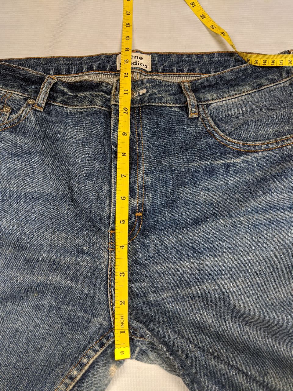 Acne Studios Acne Studios Distressed Denim Pop Vintage Blue Size US 34 / EU 50 - 16 Thumbnail