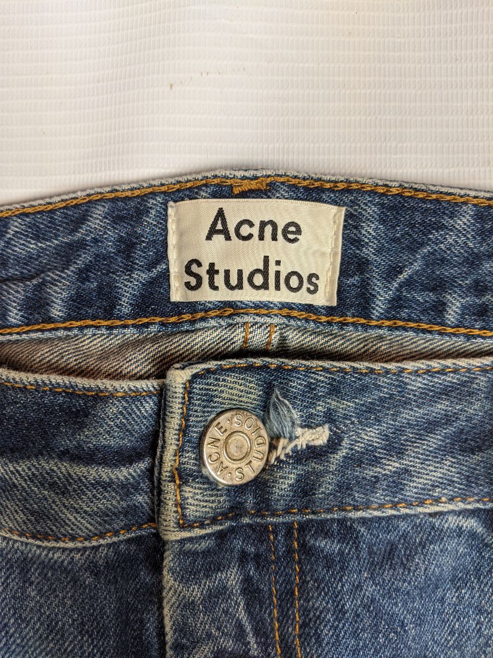Acne Studios Acne Studios Distressed Denim Pop Vintage Blue Size US 34 / EU 50 - 8 Thumbnail
