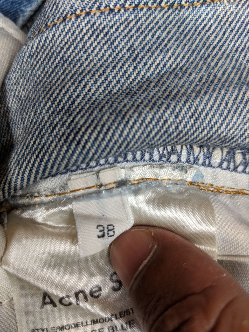 Acne Studios Acne Studios Distressed Denim Pop Vintage Blue Size US 34 / EU 50 - 10 Thumbnail
