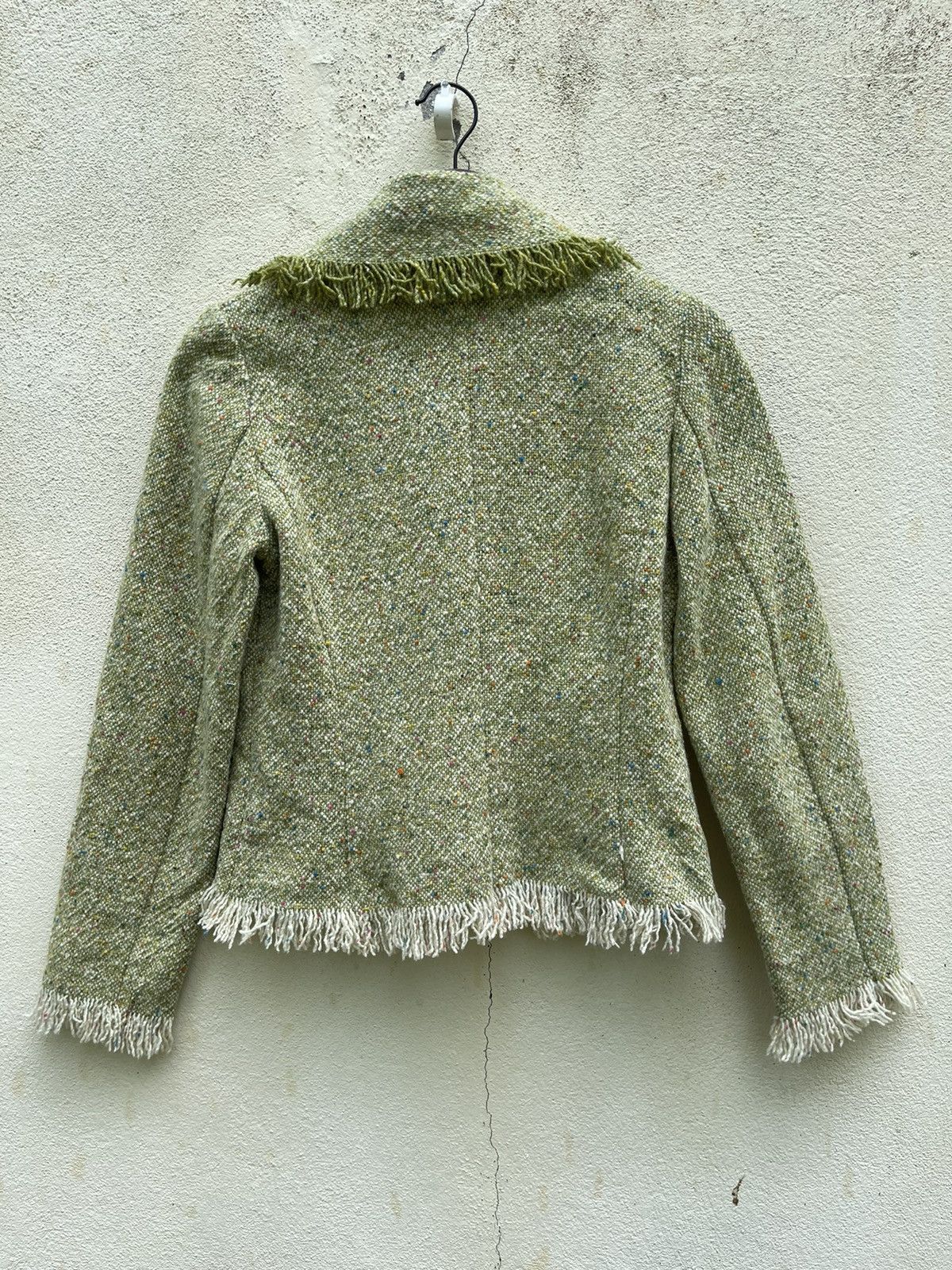 Vintage Vintage Anna Bassani Italian Wool Tweed Jacket Size S / US 4 / IT 40 - 5 Thumbnail