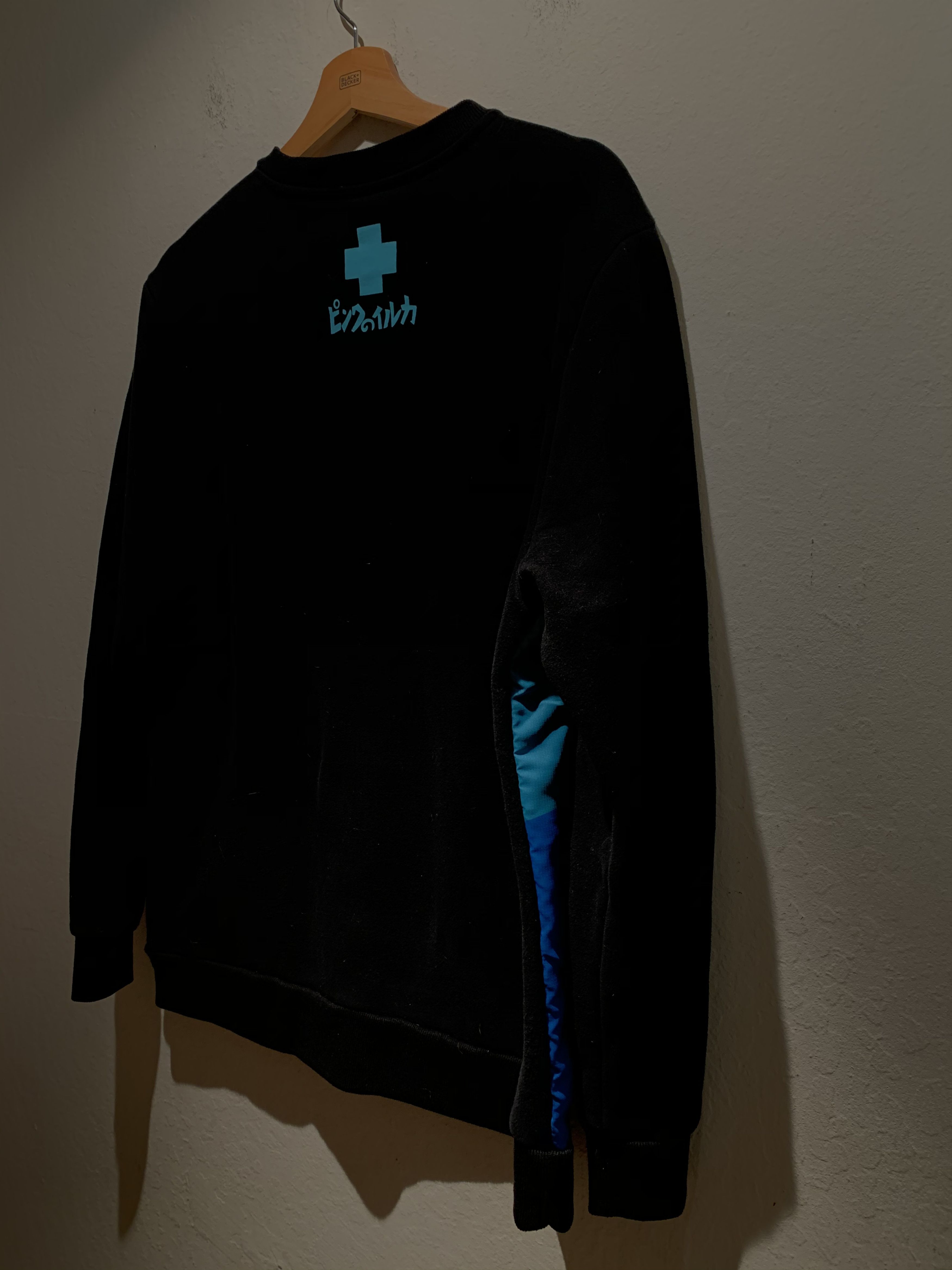 Designer × Pink Dolphin *RARE* Pink Dolphin Tech MultiMedia Gradient Wave Sweatshirt Size US L / EU 52-54 / 3 - 5 Thumbnail