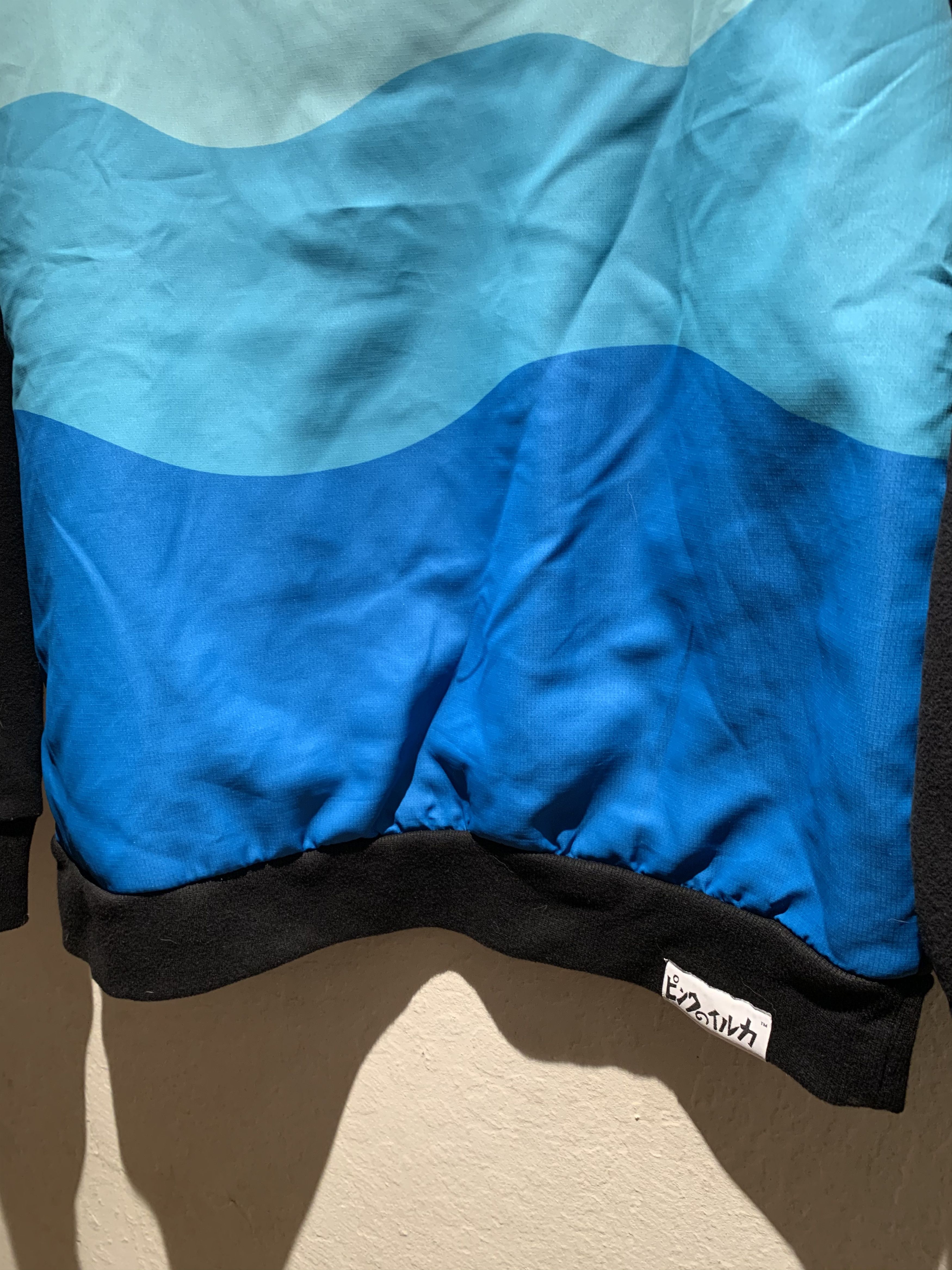 Designer × Pink Dolphin *RARE* Pink Dolphin Tech MultiMedia Gradient Wave Sweatshirt Size US L / EU 52-54 / 3 - 3 Thumbnail