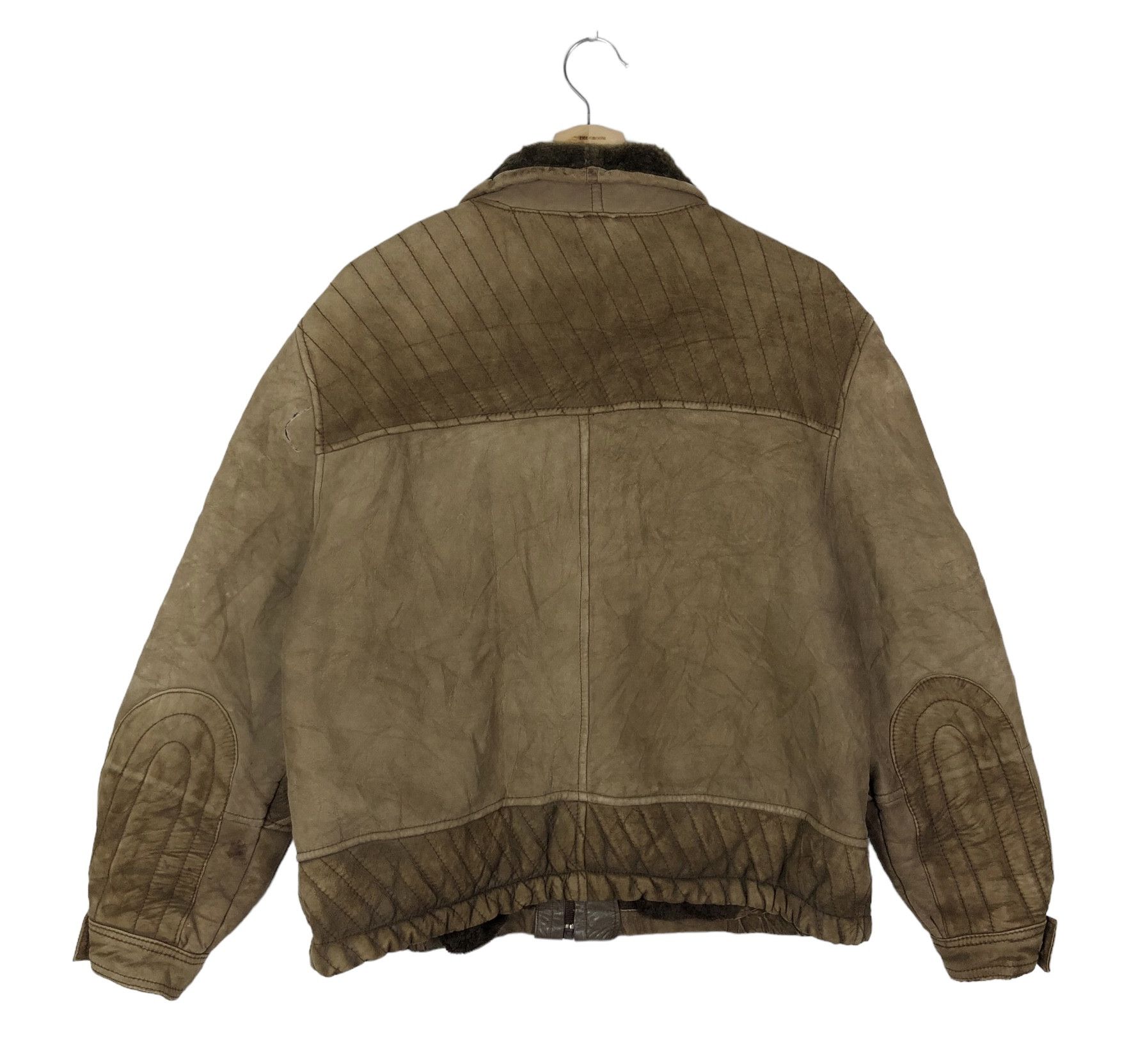Vintage 80’S COSEIN SPANISH LAMBSKIN PATCHWORK SHEARLING SPAIN MADE Size US M / EU 48-50 / 2 - 3 Thumbnail