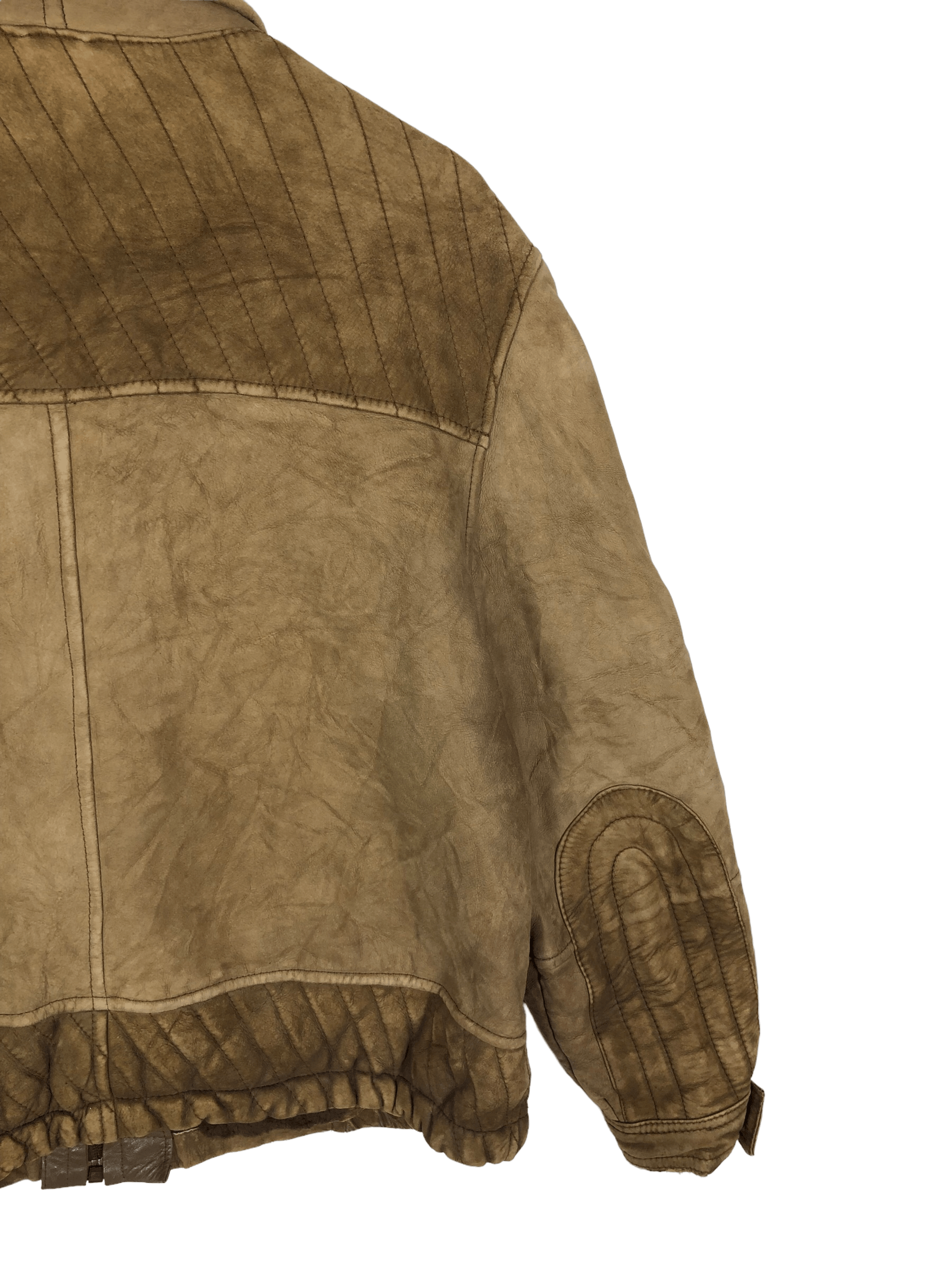 Vintage 80’S COSEIN SPANISH LAMBSKIN PATCHWORK SHEARLING SPAIN MADE Size US M / EU 48-50 / 2 - 11 Thumbnail