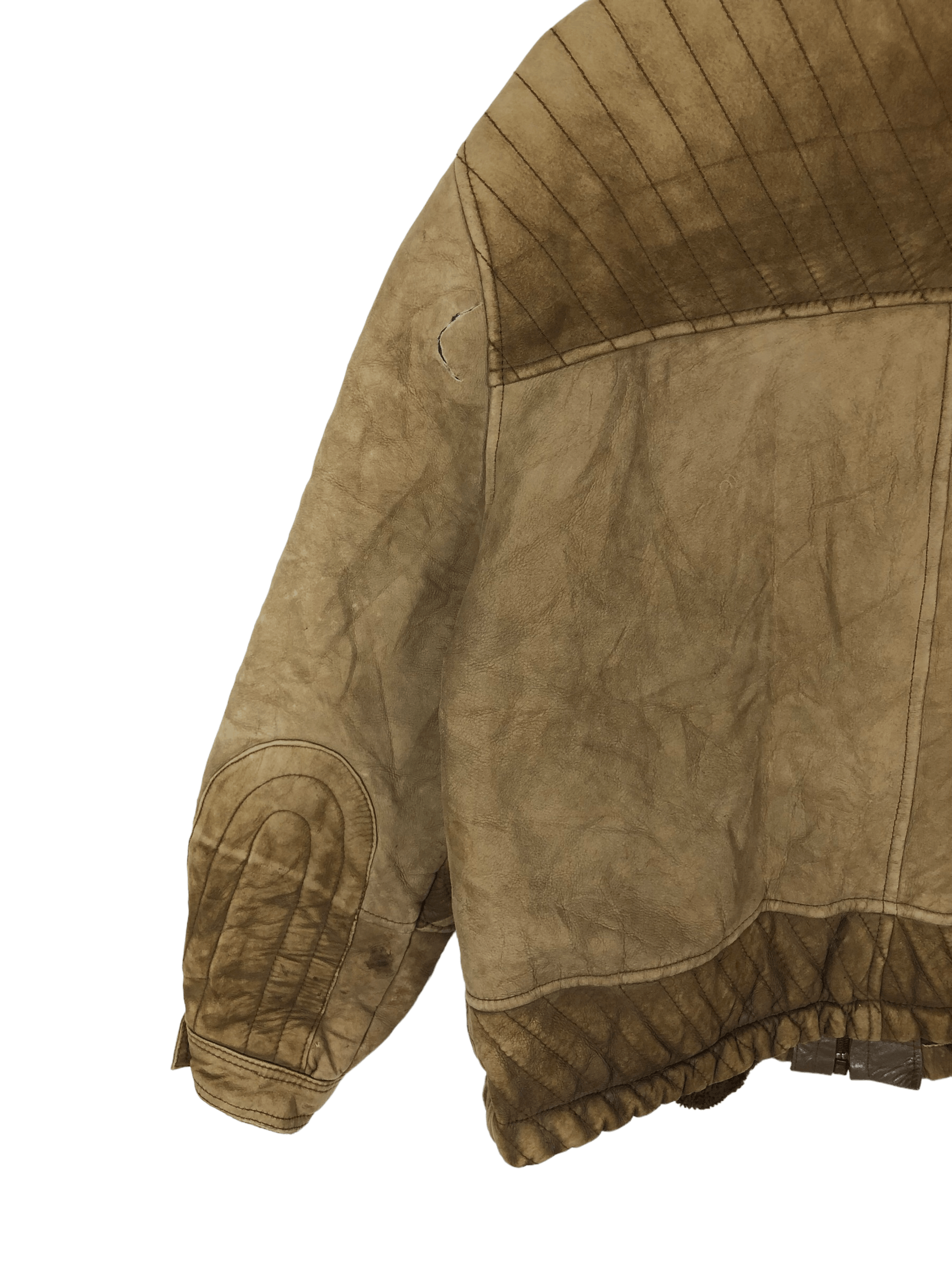 Vintage 80’S COSEIN SPANISH LAMBSKIN PATCHWORK SHEARLING SPAIN MADE Size US M / EU 48-50 / 2 - 13 Thumbnail