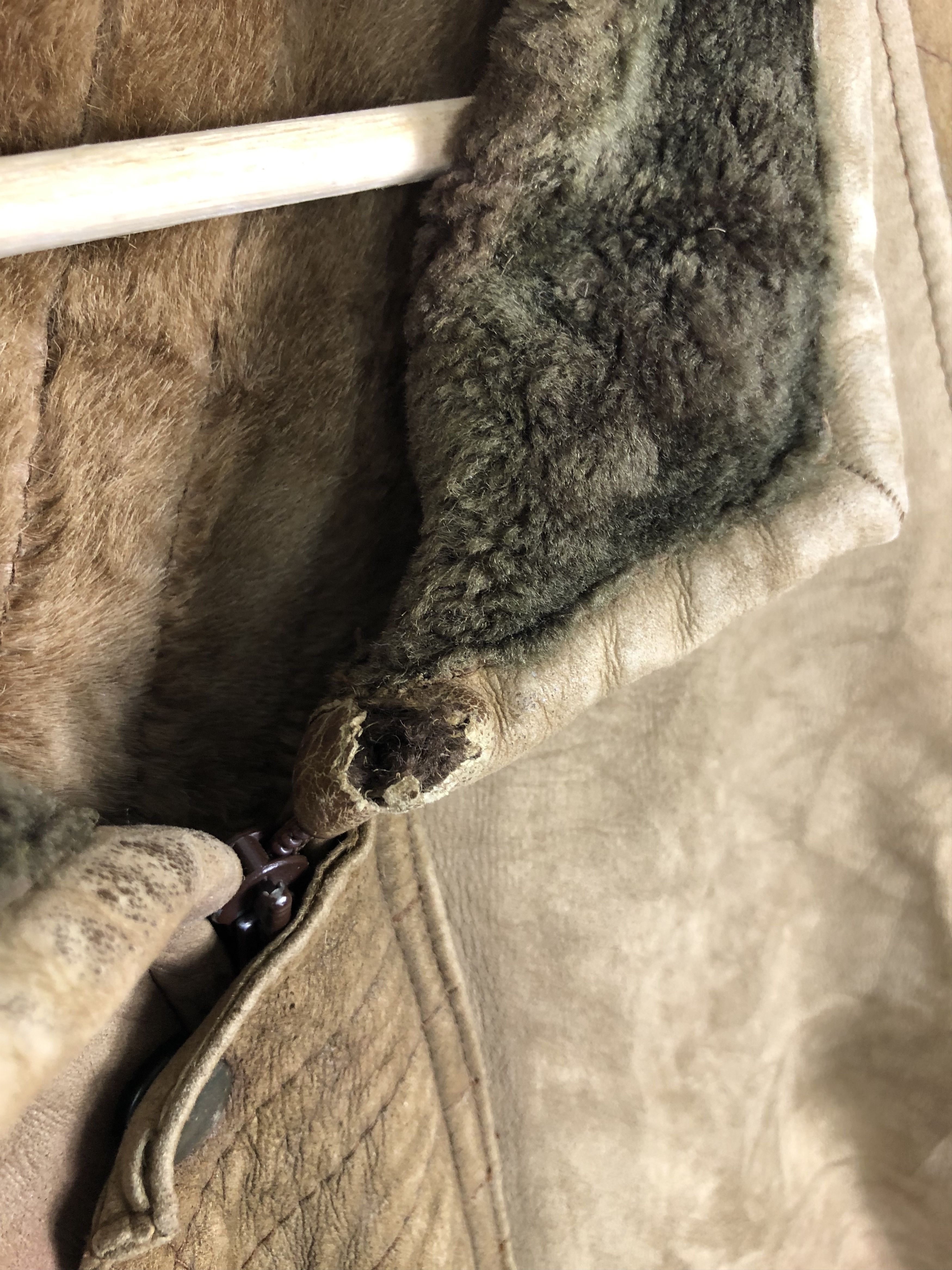 Vintage 80’S COSEIN SPANISH LAMBSKIN PATCHWORK SHEARLING SPAIN MADE Size US M / EU 48-50 / 2 - 15 Thumbnail