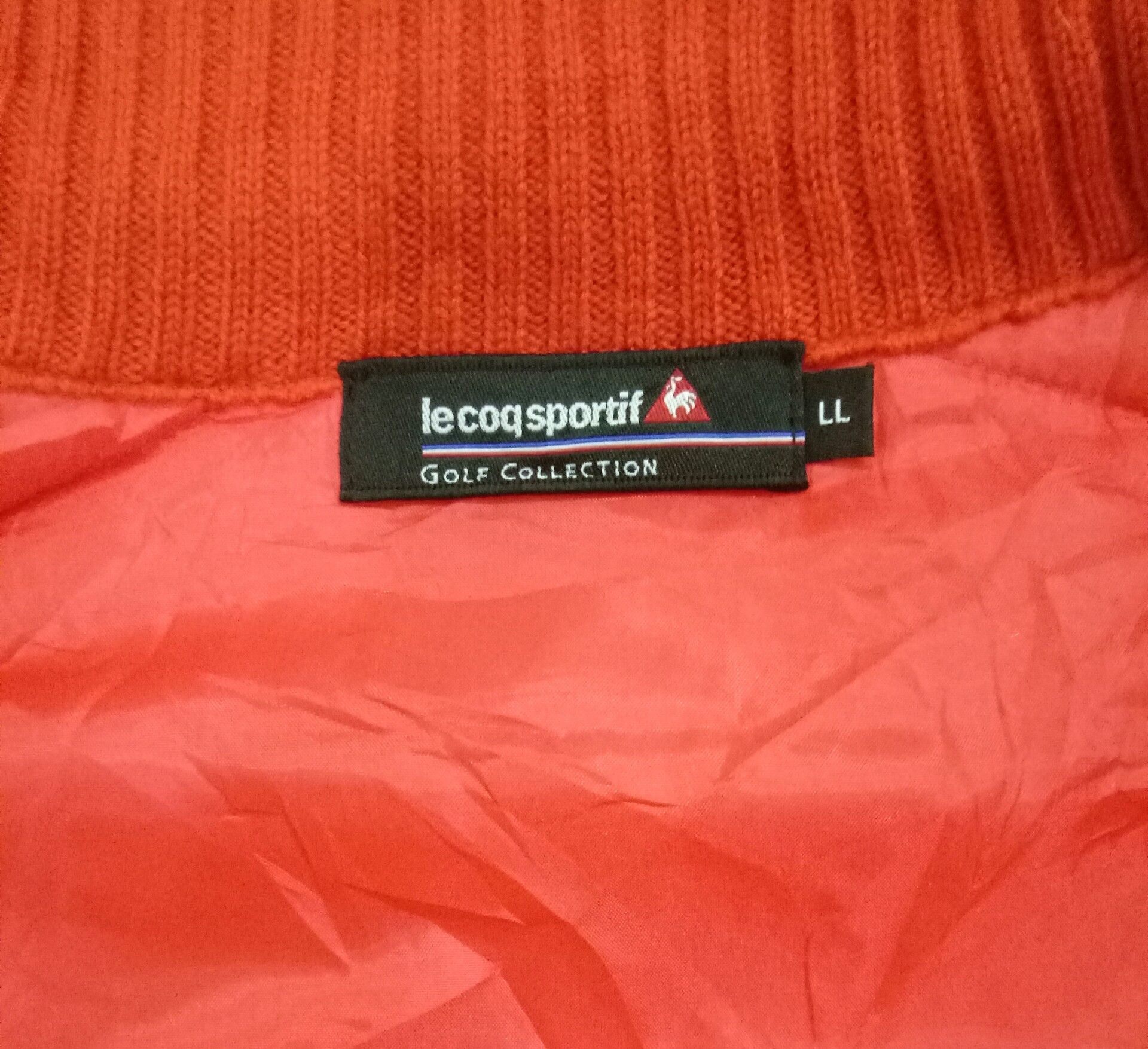 Le Coq Sportif × Vintage Le Coq Sportif Wool Streetwear Jacket Size US L / EU 52-54 / 3 - 3 Thumbnail