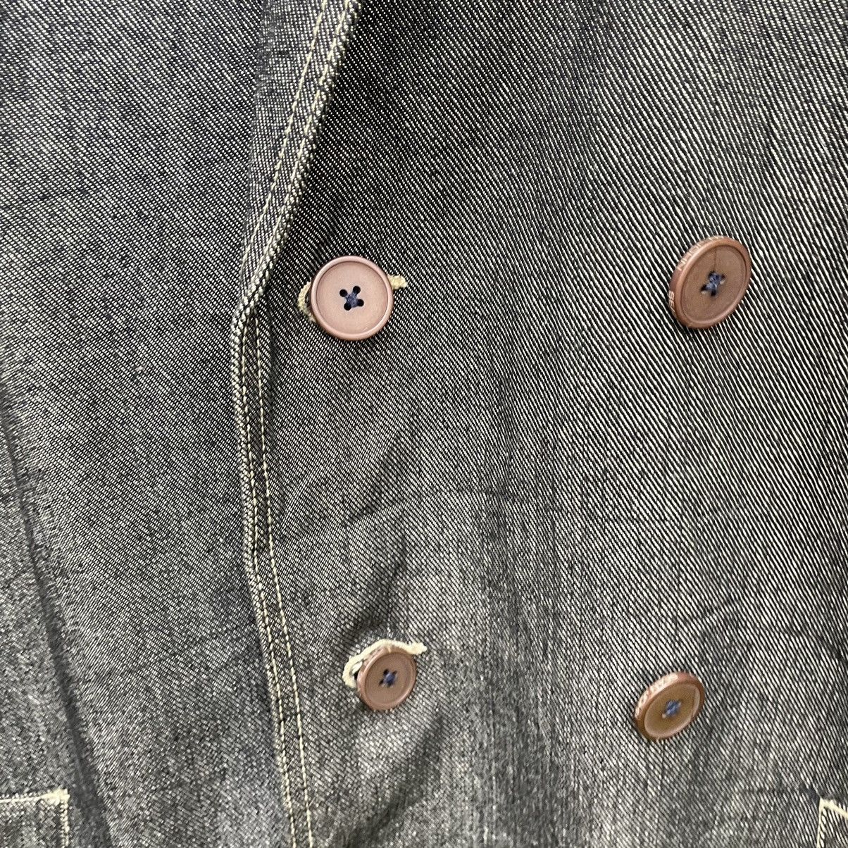 Sean John × Vintage 💥 SEAN JOHN TRENCH JEAN JACKET Size US L / EU 52-54 / 3 - 5 Thumbnail