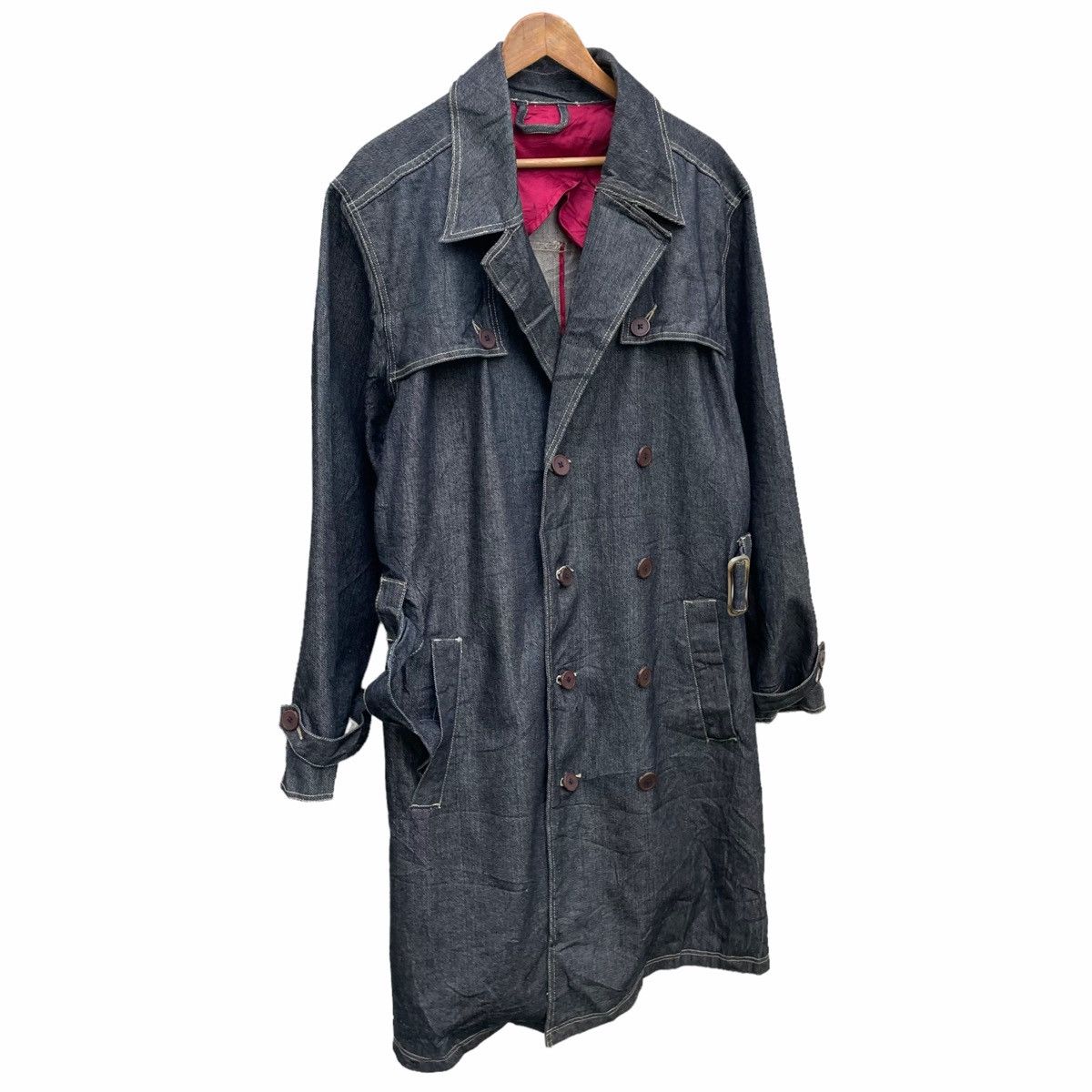 Sean John × Vintage 💥 SEAN JOHN TRENCH JEAN JACKET Size US L / EU 52-54 / 3 - 2 Thumbnail