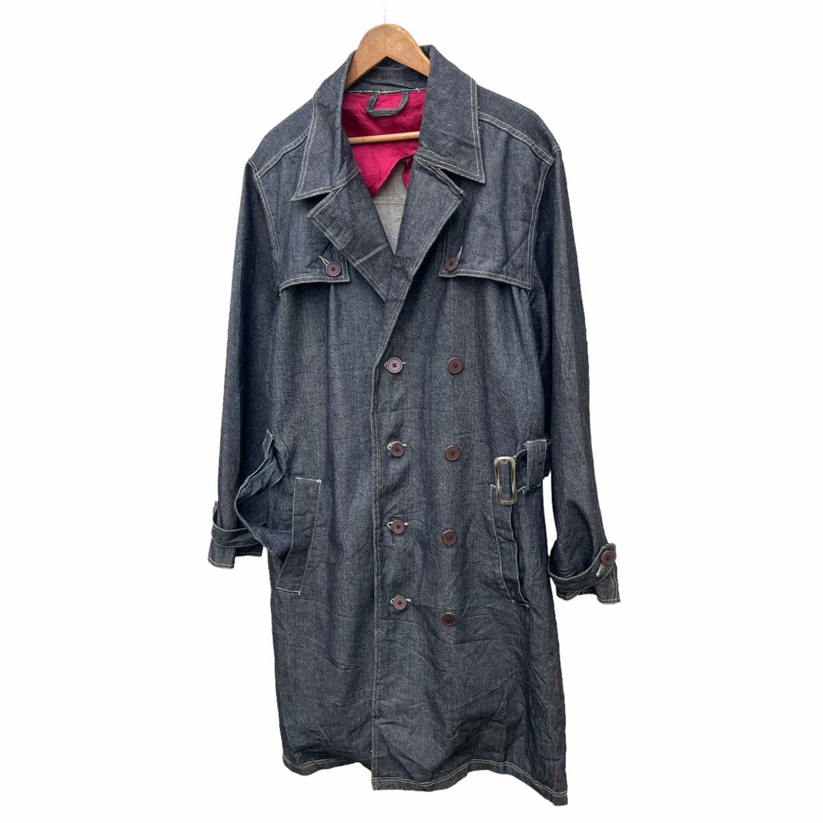 Sean John × Vintage 💥 SEAN JOHN TRENCH JEAN JACKET Size US L / EU 52-54 / 3 - 3 Thumbnail