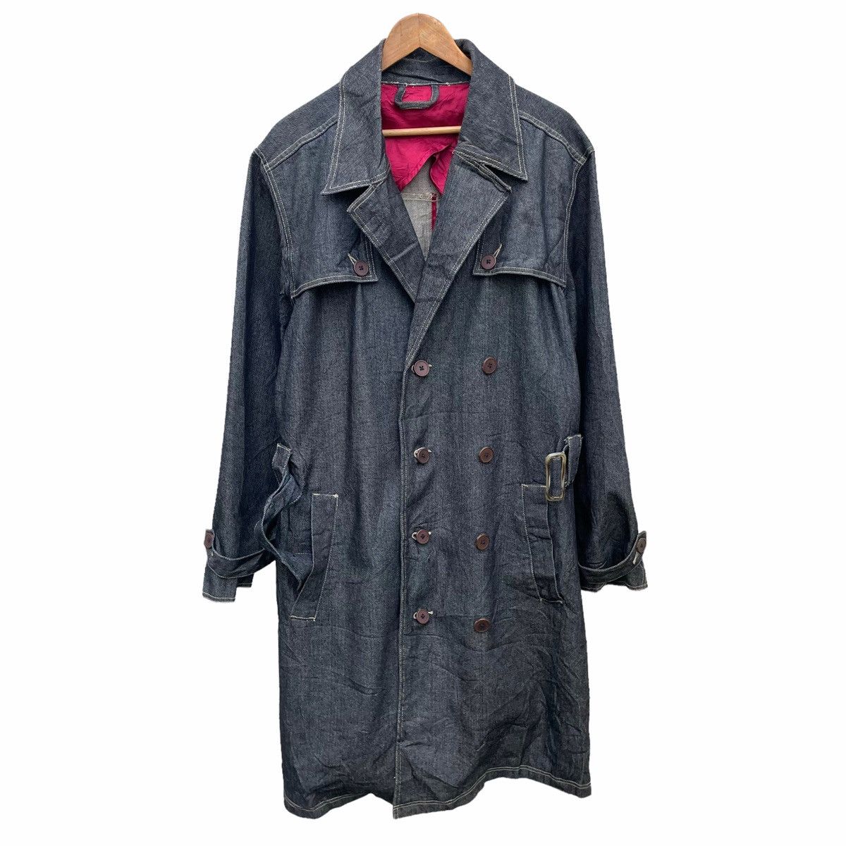 Sean John × Vintage 💥 SEAN JOHN TRENCH JEAN JACKET Size US L / EU 52-54 / 3 - 1 Thumbnail