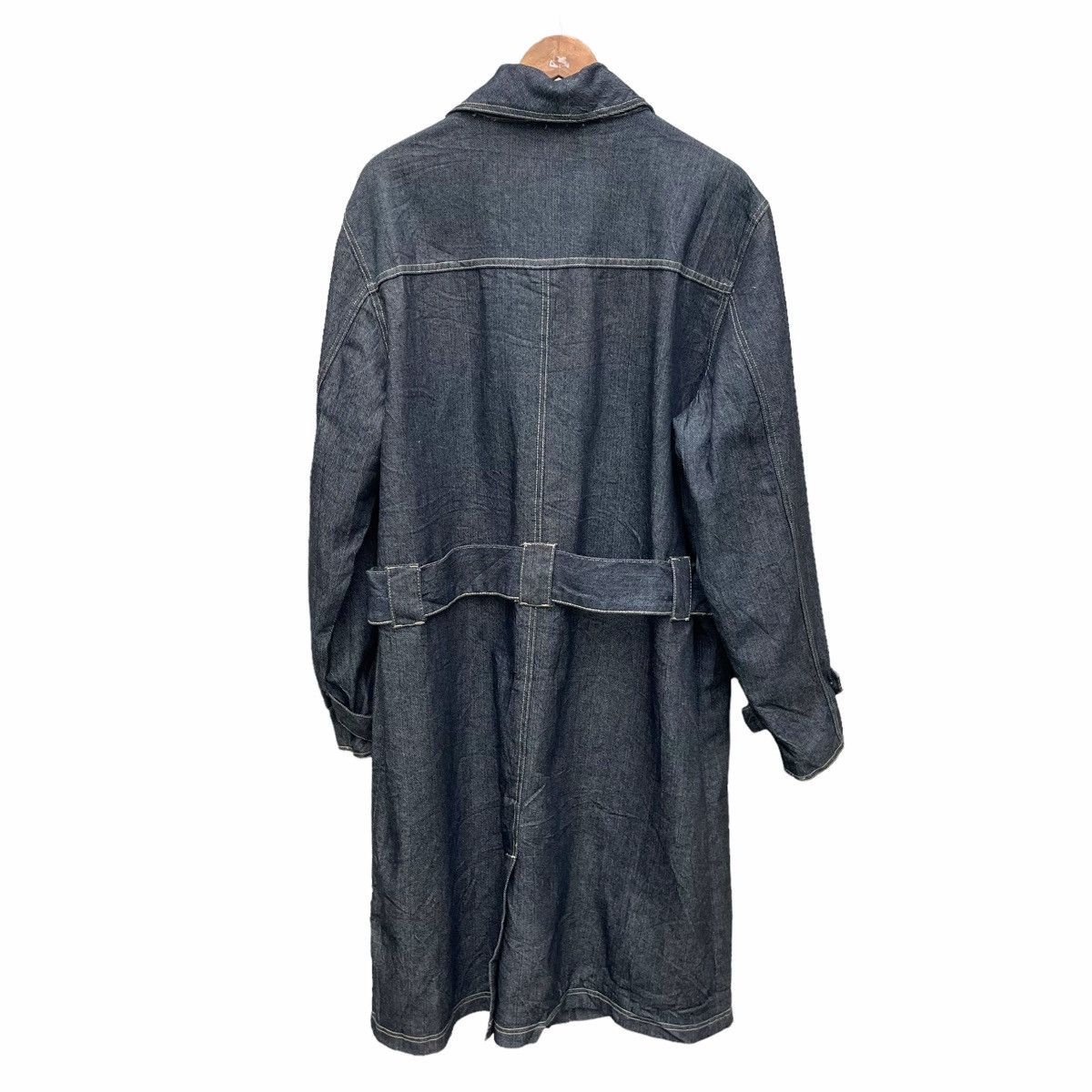 Sean John × Vintage 💥 SEAN JOHN TRENCH JEAN JACKET Size US L / EU 52-54 / 3 - 7 Thumbnail