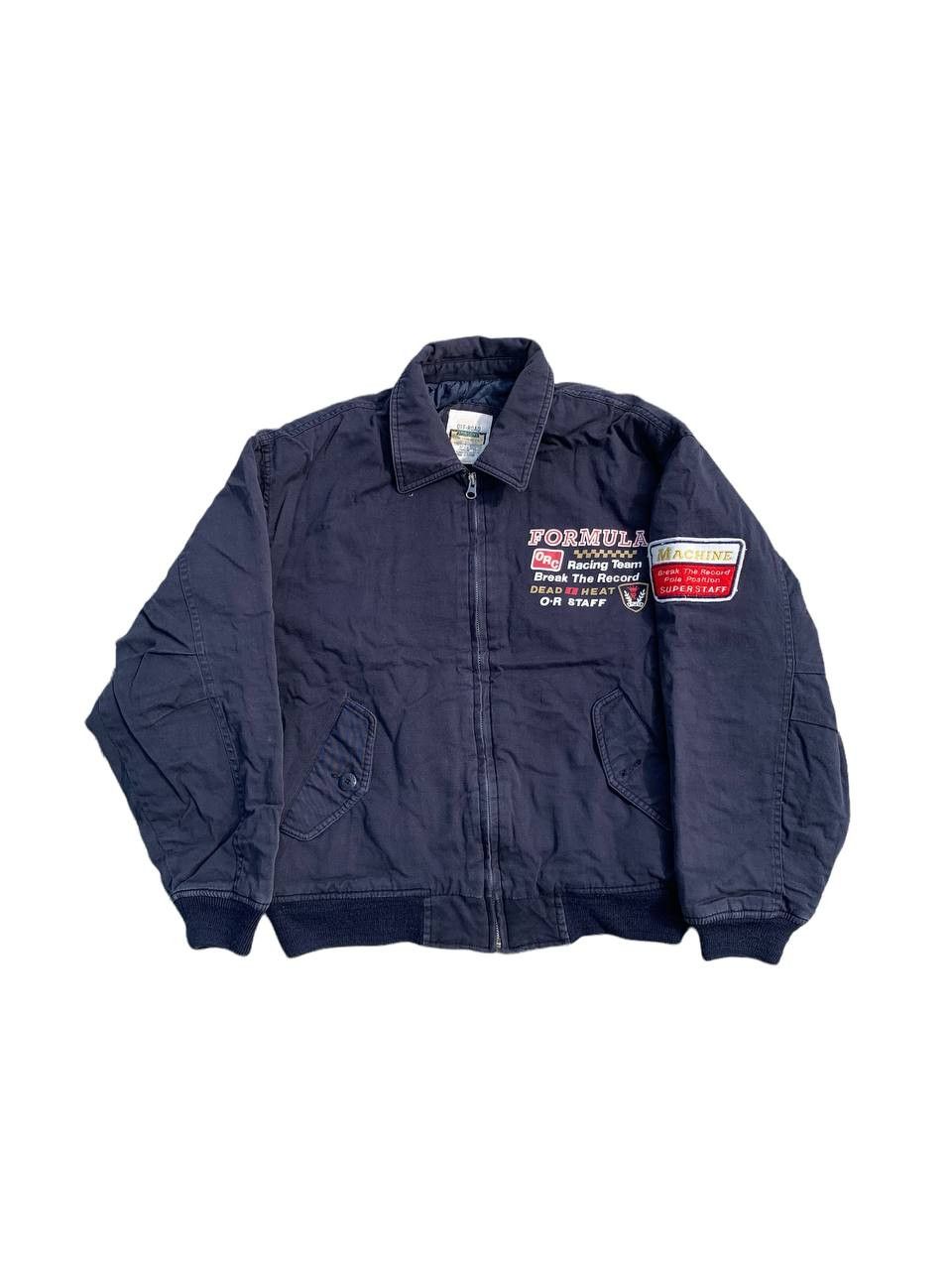 Japanese Brand × Vintage VTG Quilted Lined Off-Road Racing Staff Jacket Size US M / EU 48-50 / 2 - 2 Thumbnail