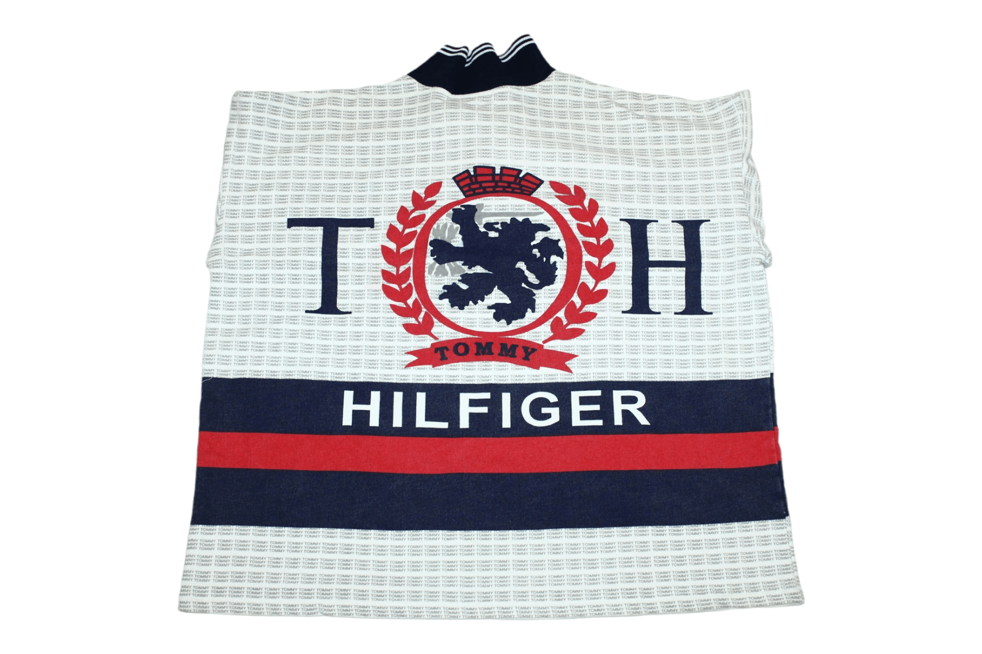 Tommy Hilfiger OG💥Tommy Hilfiger Big Logo All Over Printed Baggy Polo Size US L / EU 52-54 / 3 - 2 Thumbnail