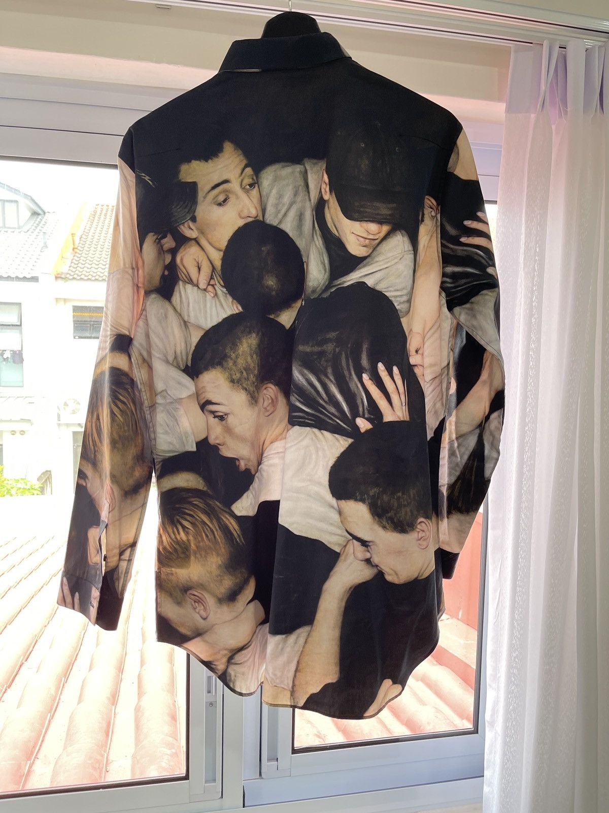 Dior × Kris Van Assche Dior homme FW17 Dan Witz “Moshpit” shirt Size US M / EU 48-50 / 2 - 2 Thumbnail