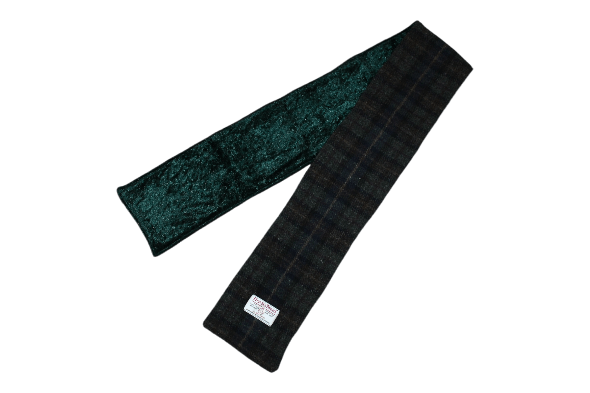 Harris Tweed 🔥 Harris Tweed Velour Lined Royal Casual Scarf Size ONE SIZE - 2 Thumbnail