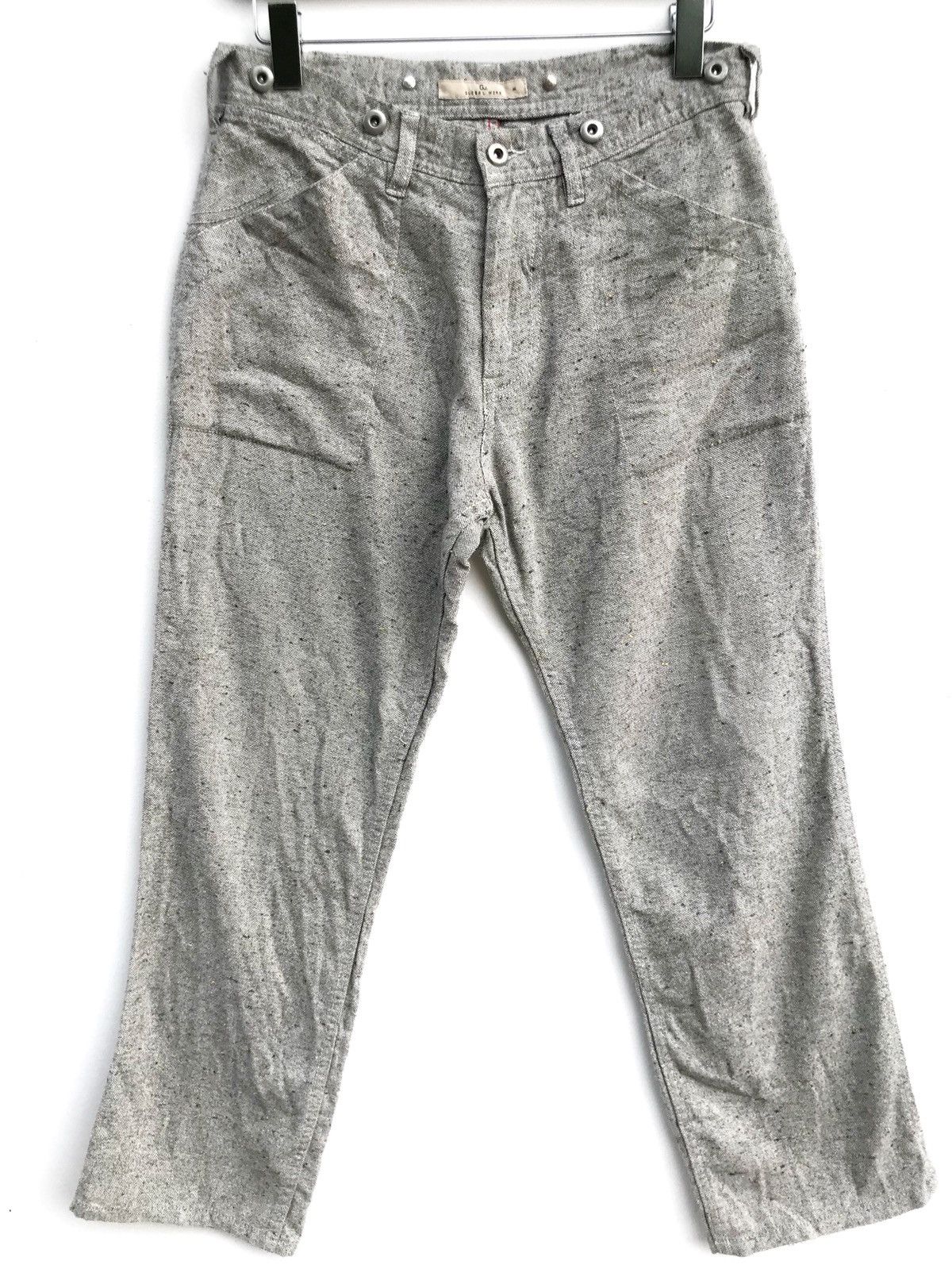 Global Work Wool Military Army Workwear Boiled Pants
