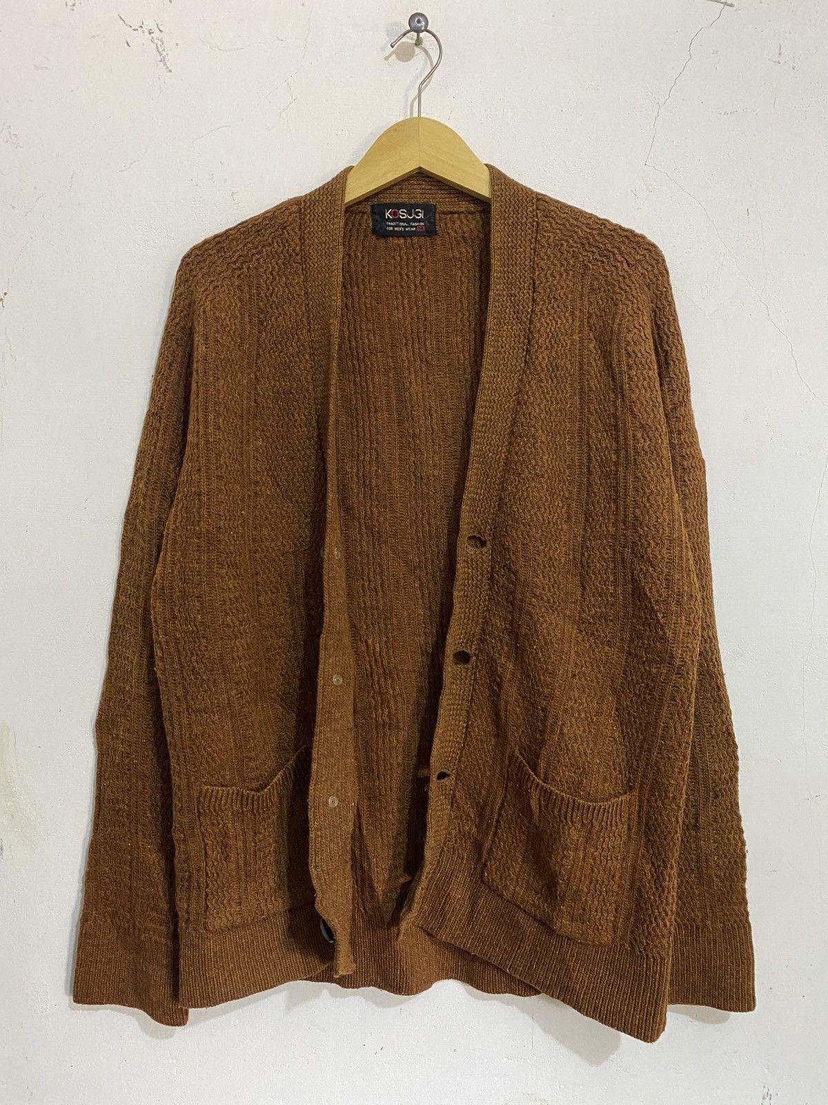 Beauty Beast 💸BINDINGOFFER💸90s Kosugi Cardigan Wool Kurt Cobain Style Size US M / EU 48-50 / 2 - 2 Thumbnail
