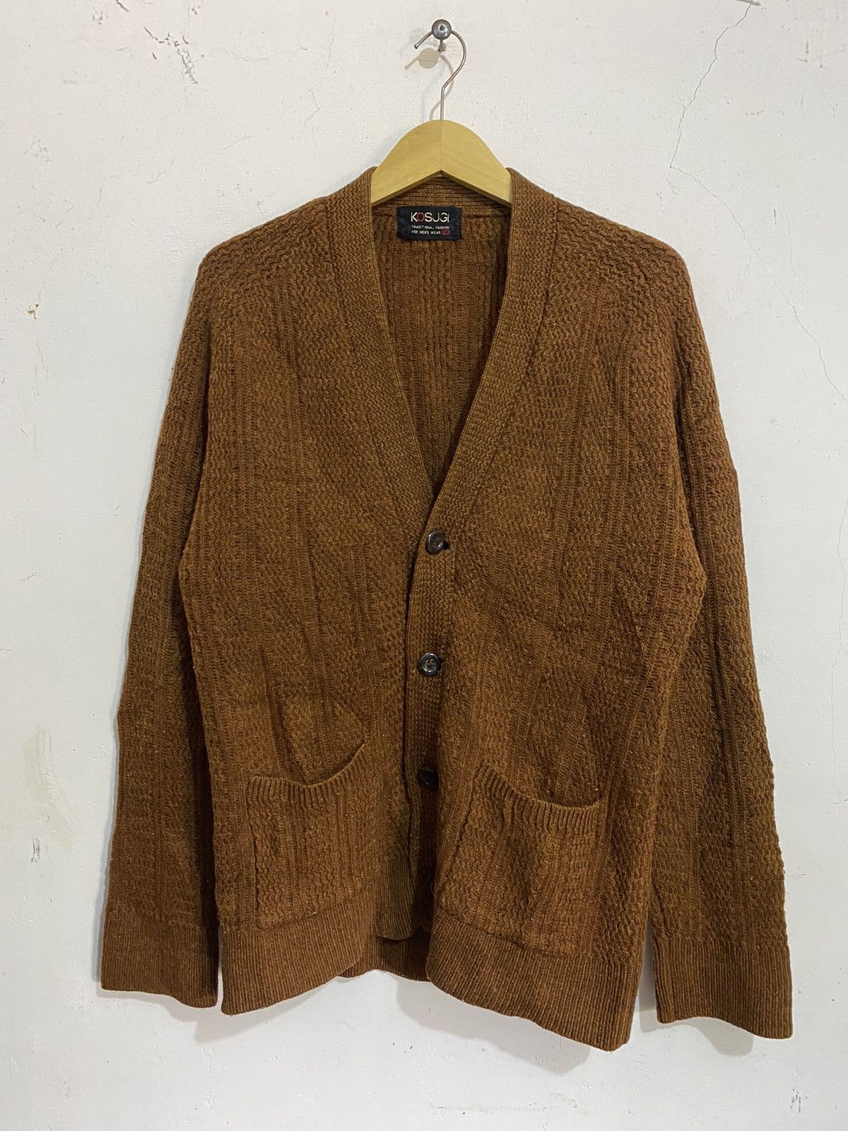 Beauty Beast 💸BINDINGOFFER💸90s Kosugi Cardigan Wool Kurt Cobain Style Size US M / EU 48-50 / 2 - 1 Thumbnail