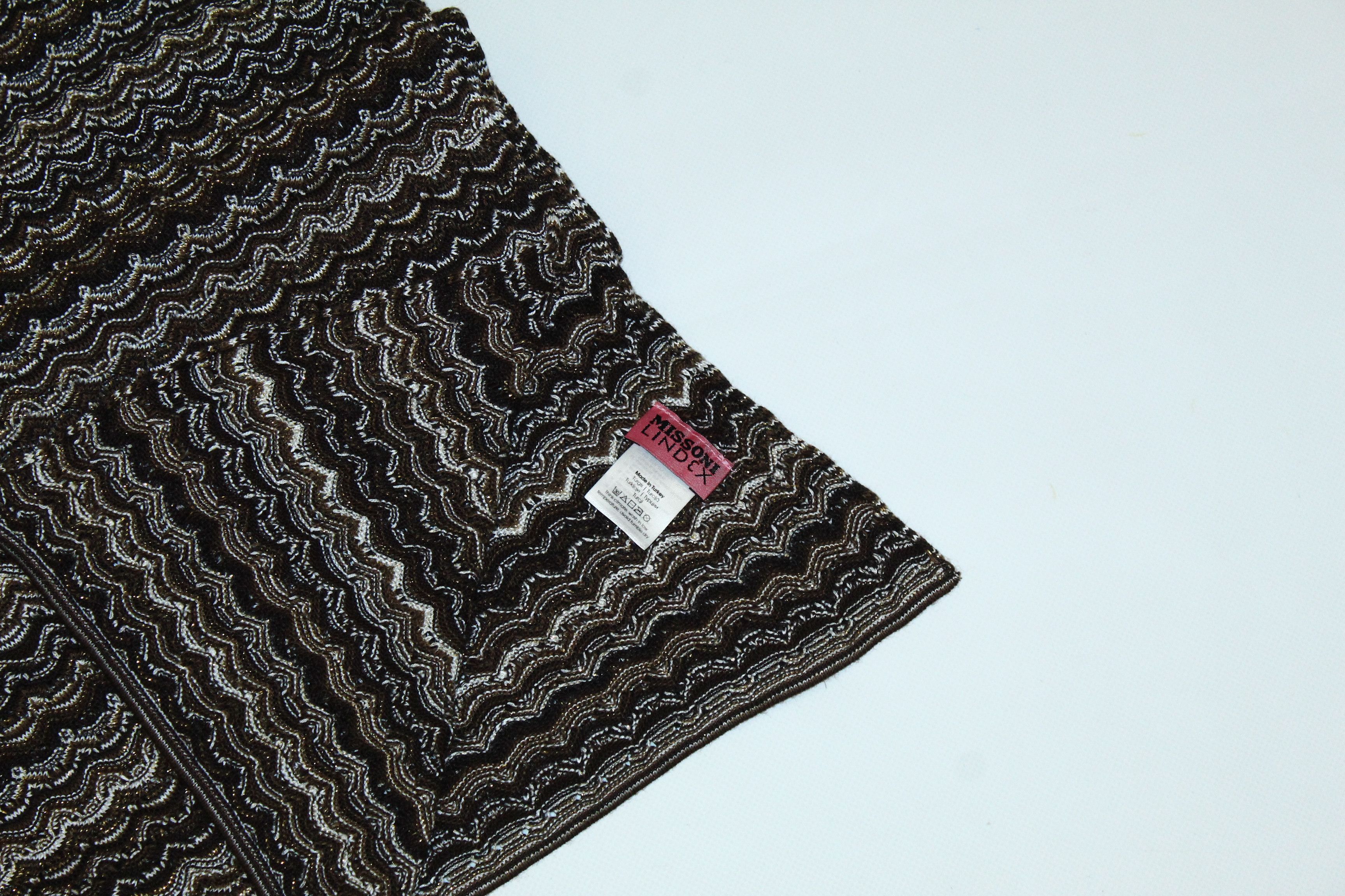 Missoni Missoni x Lindex Fantasia Multicolor Blend Knitted Scar/Wrap Size ONE SIZE - 5 Thumbnail