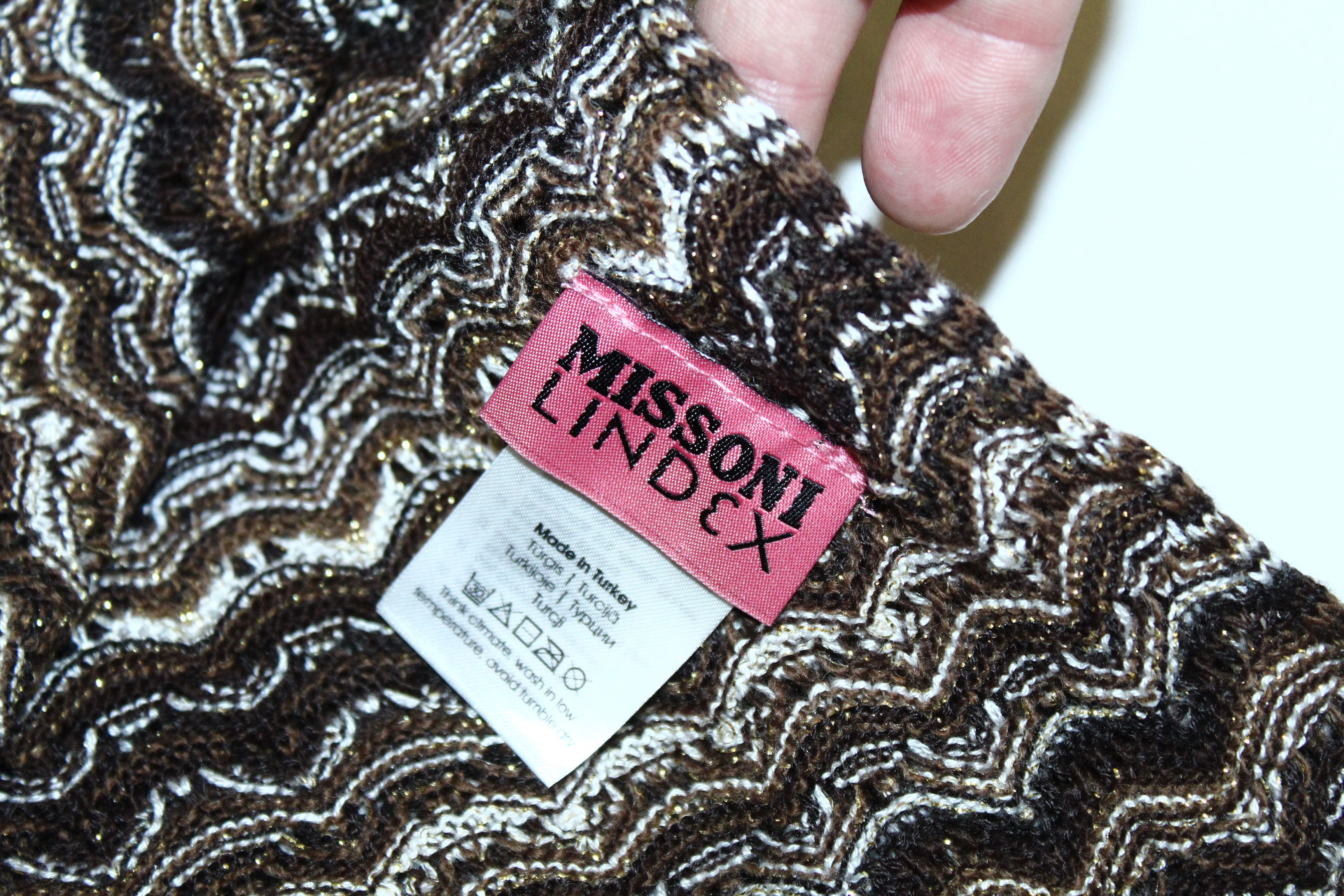 Missoni Missoni x Lindex Fantasia Multicolor Blend Knitted Scar/Wrap Size ONE SIZE - 6 Thumbnail