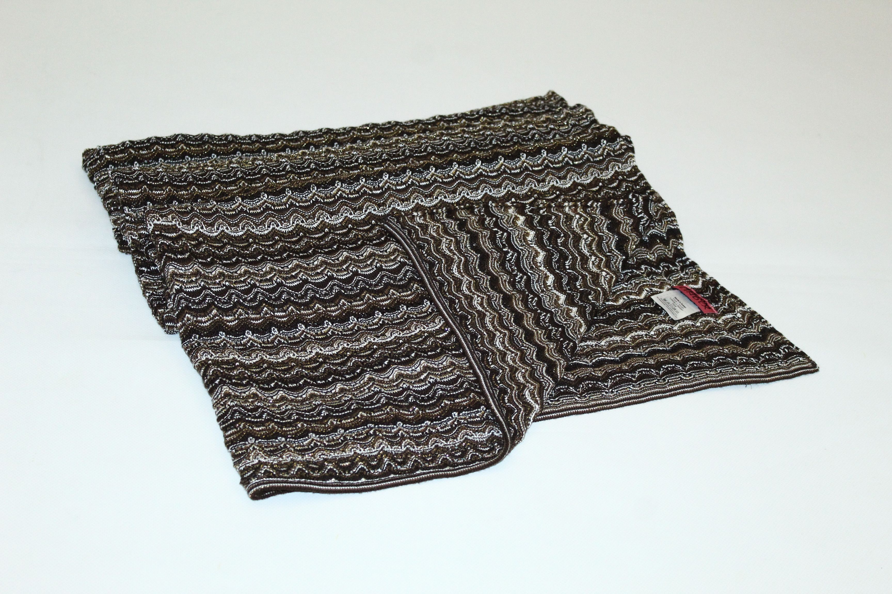 Missoni Missoni x Lindex Fantasia Multicolor Blend Knitted Scar/Wrap Size ONE SIZE - 4 Thumbnail