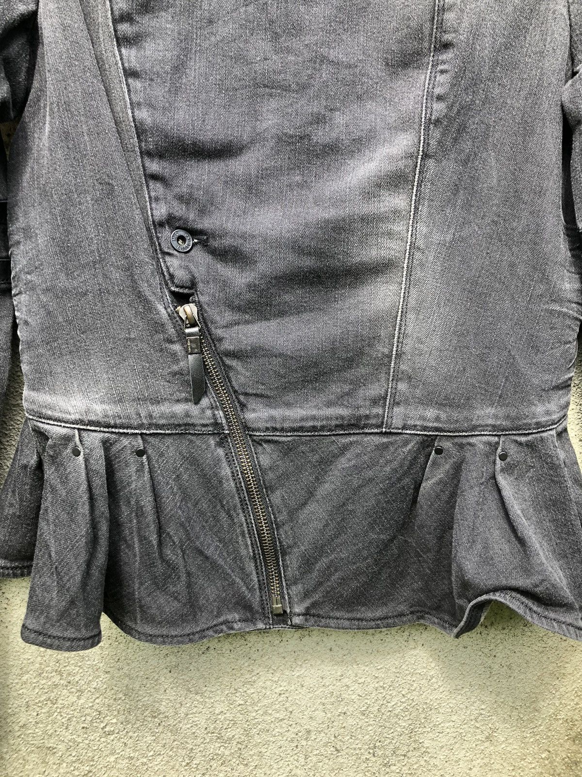 Diesel Diesel women size S denim biker jacket Size S / US 4 / IT 40 - 7 Thumbnail