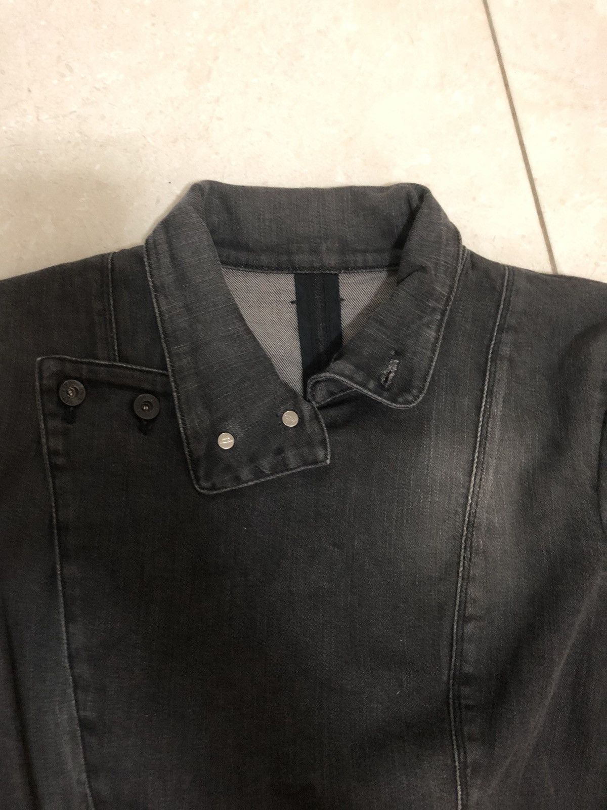 Diesel Diesel women size S denim biker jacket Size S / US 4 / IT 40 - 2 Thumbnail