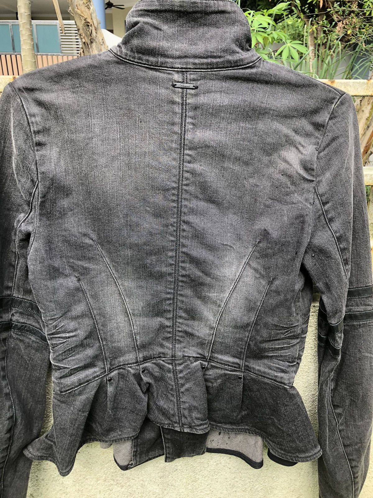 Diesel Diesel women size S denim biker jacket Size S / US 4 / IT 40 - 11 Thumbnail