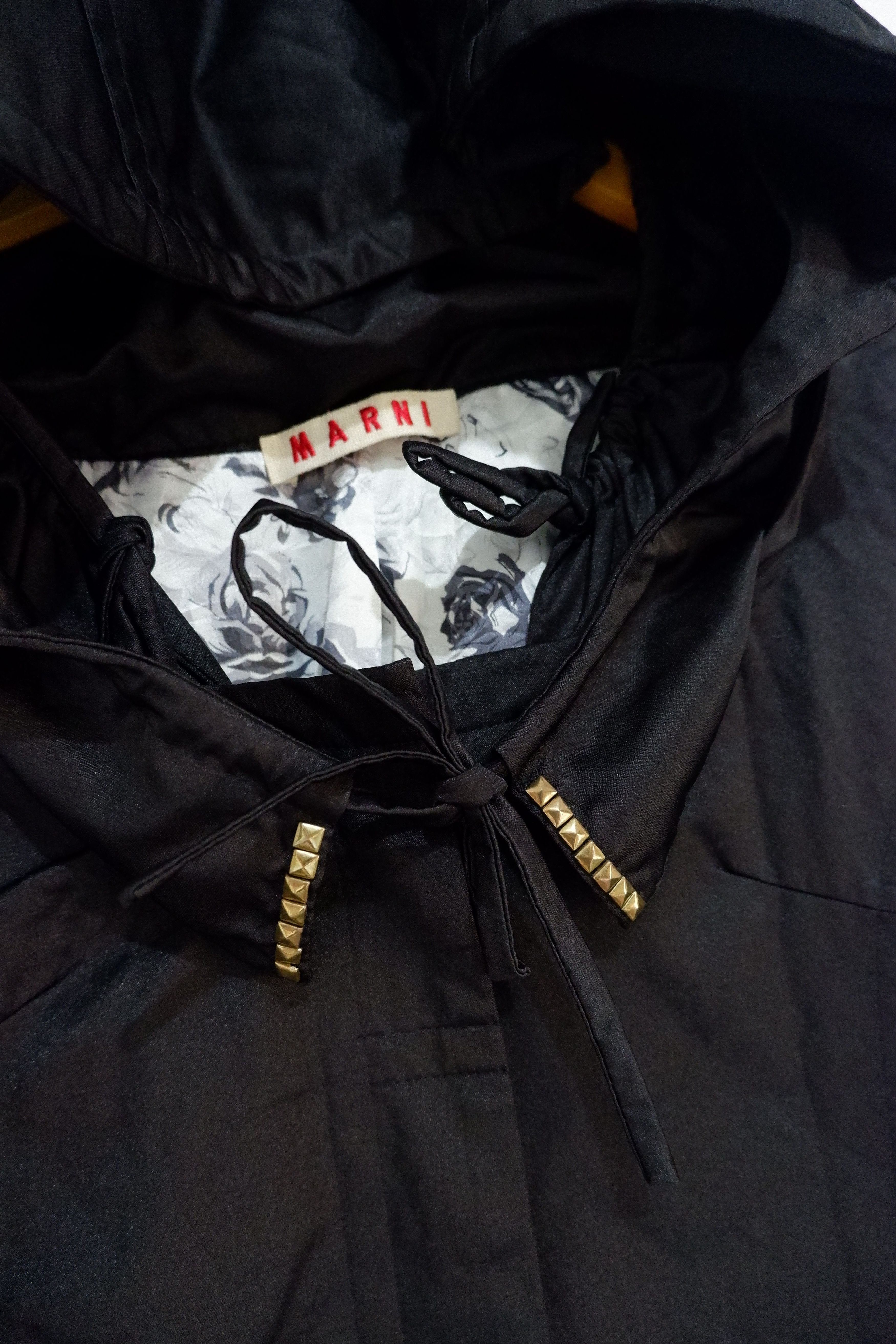 Marni Marni Nylon Studded Hoodie Jacket Size M / US 6-8 / IT 42-44 - 3 Thumbnail