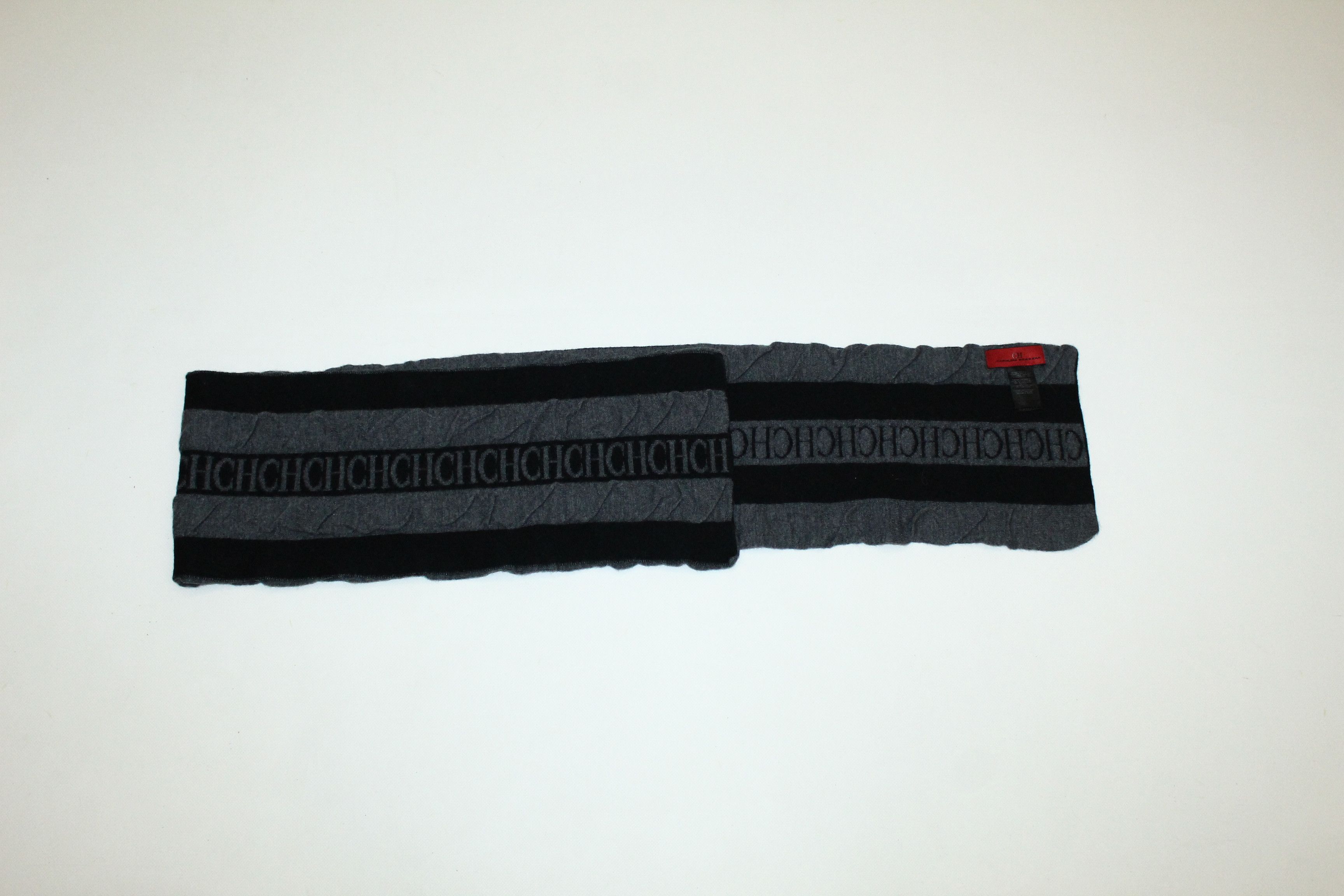 Carolina Herrera Carolina Herrera Signatured Lana Merino Fino Unisex Scarf Size ONE SIZE - 7 Thumbnail