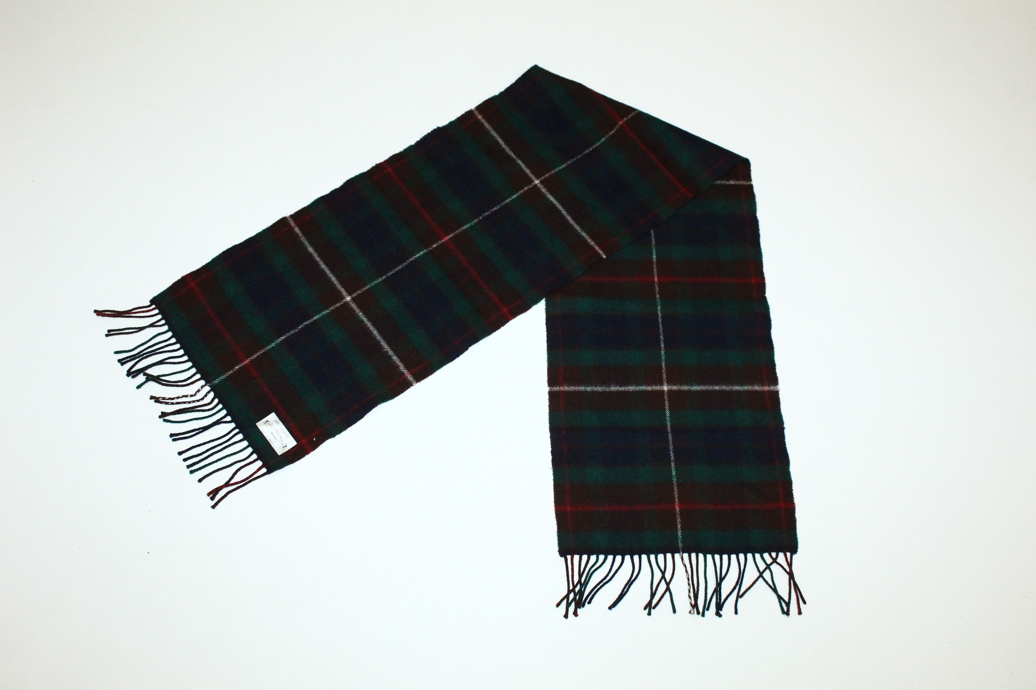 Pringle Of Scotland Vtg James Pringle Weavers Tartan Pure New Wool Scarf Size ONE SIZE - 4 Thumbnail