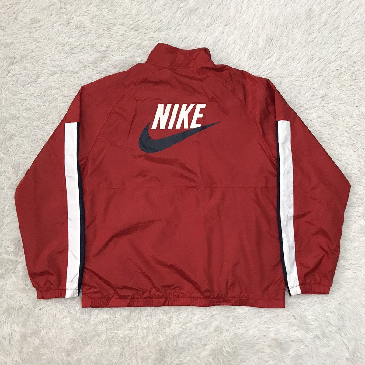 Nike Vtg Nike Swoosh Jacket Size US L / EU 52-54 / 3 - 1 Thumbnail