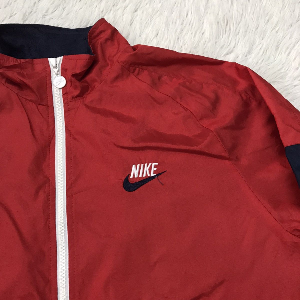 Nike Vtg Nike Swoosh Jacket Size US L / EU 52-54 / 3 - 3 Thumbnail