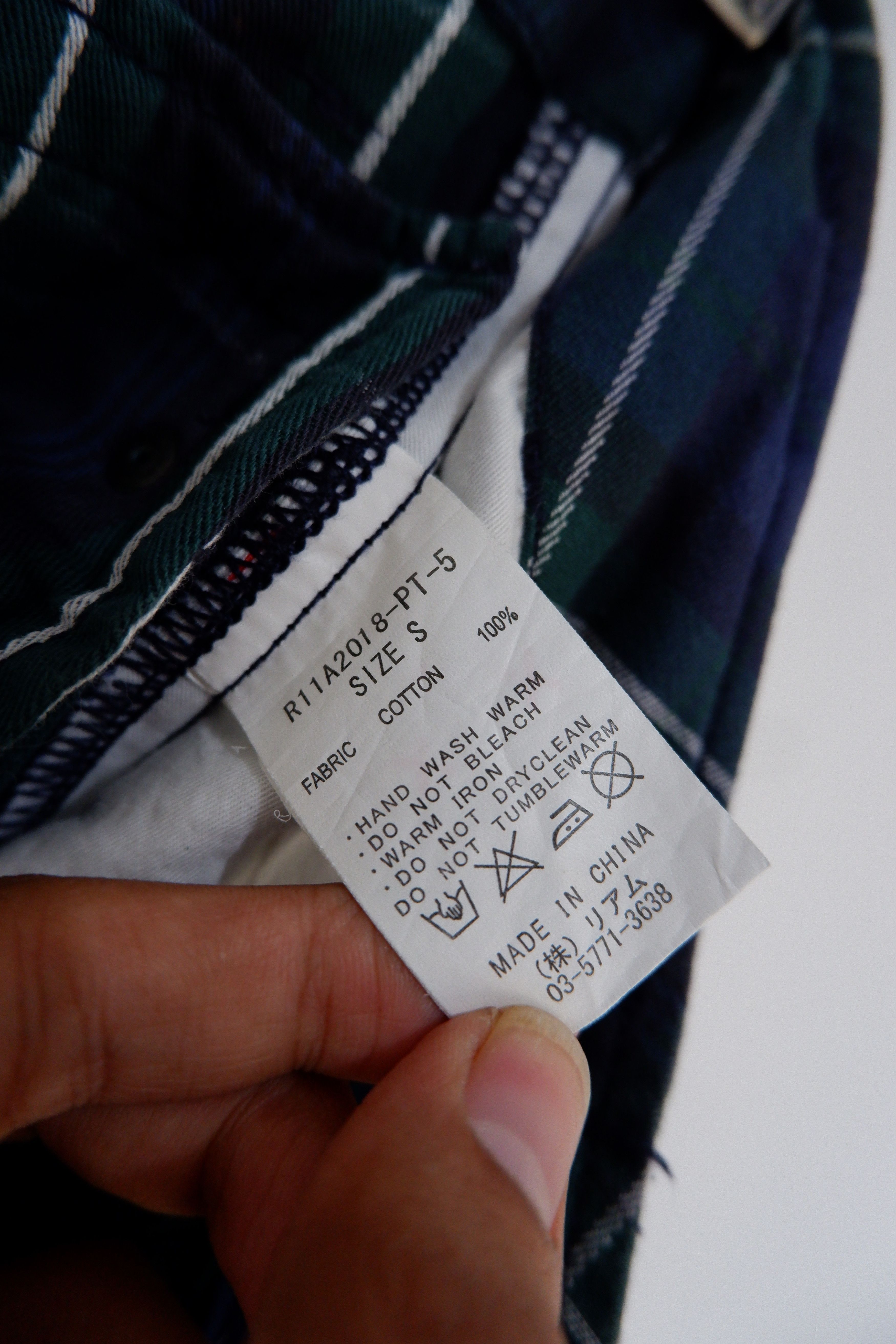 Japanese Brand Vintage Redark LUS CHI ATRACT Tartan Pants Size US 28 / EU 44 - 7 Thumbnail