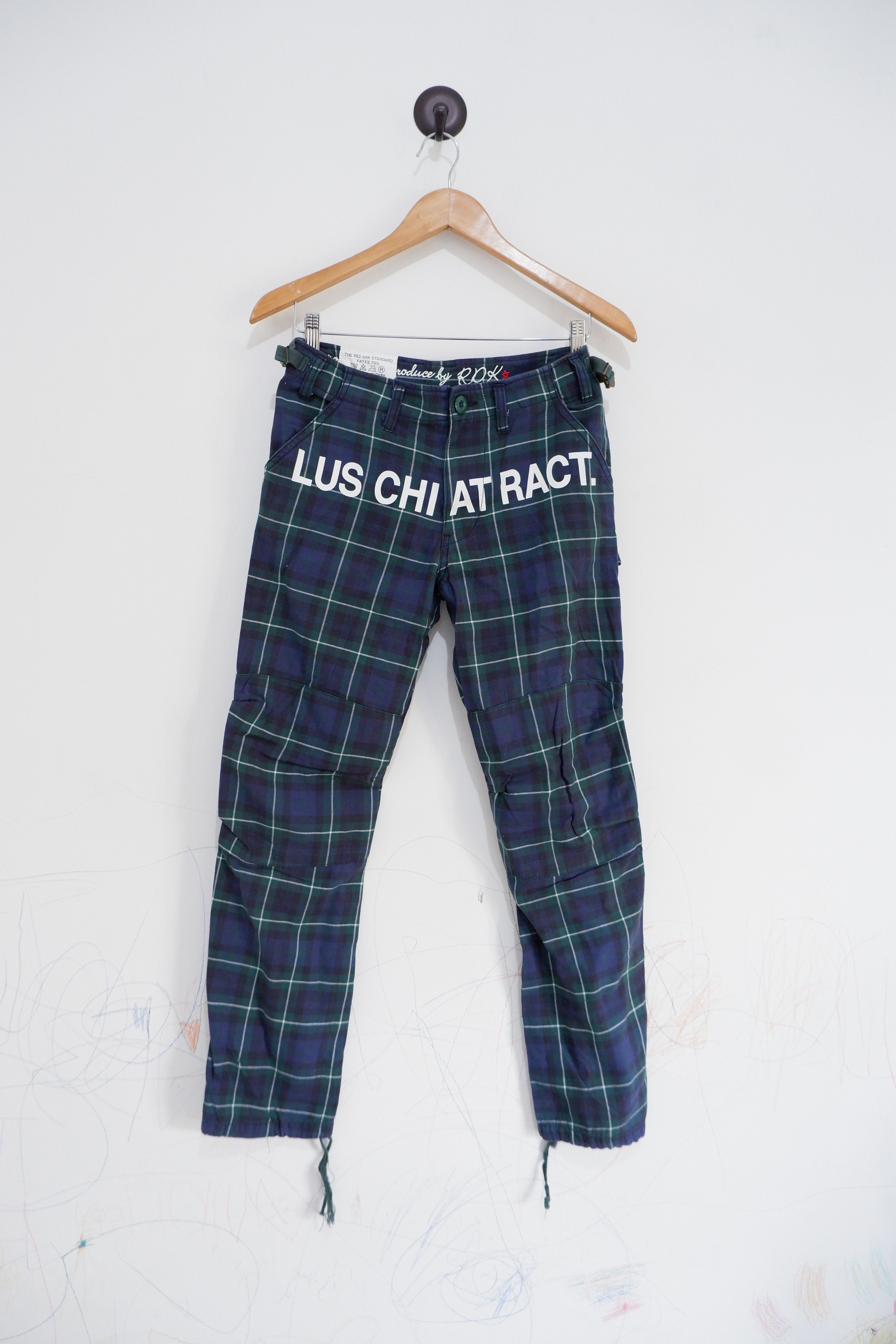 Japanese Brand Vintage Redark LUS CHI ATRACT Tartan Pants Size US 28 / EU 44 - 1 Thumbnail