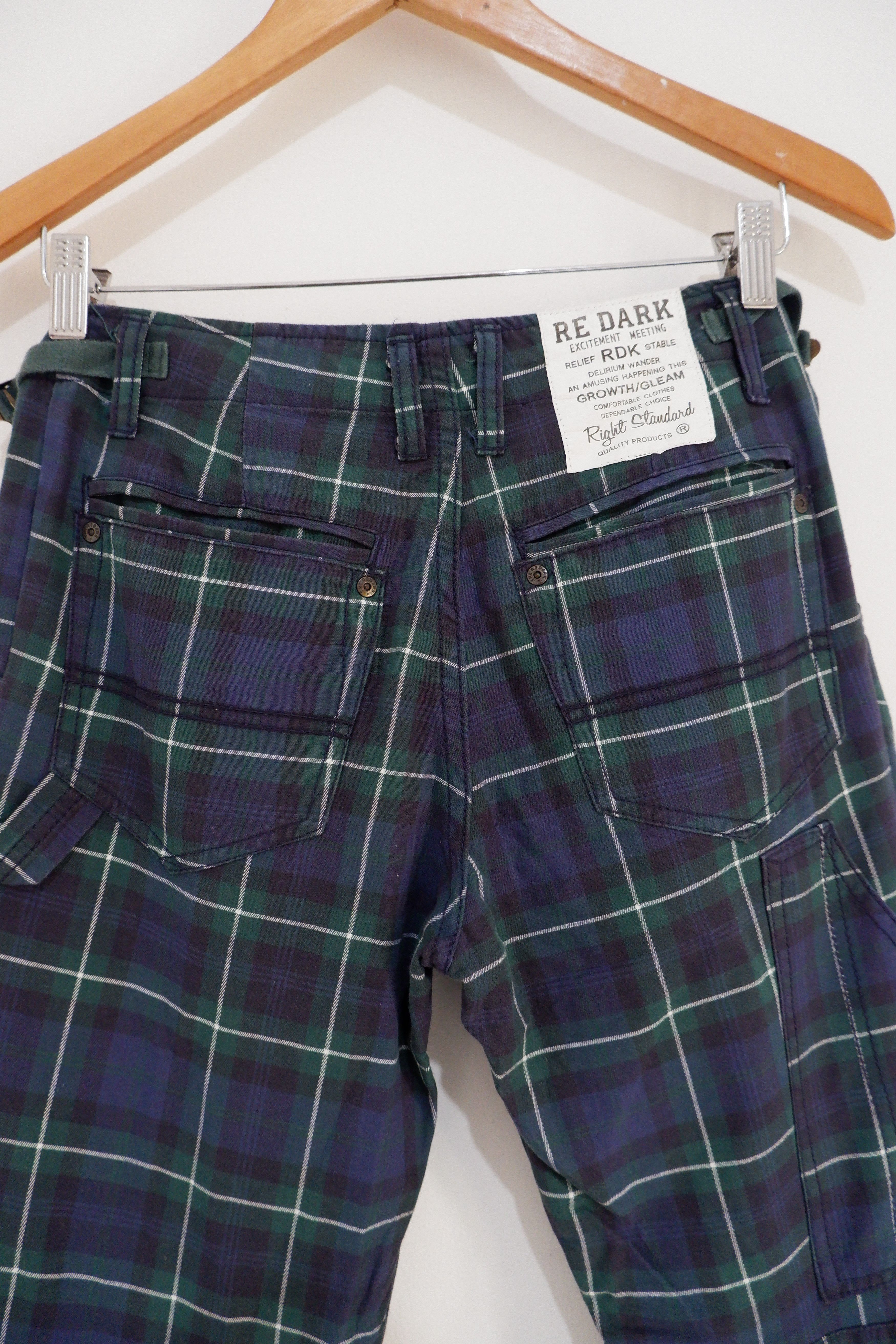 Japanese Brand Vintage Redark LUS CHI ATRACT Tartan Pants Size US 28 / EU 44 - 4 Thumbnail