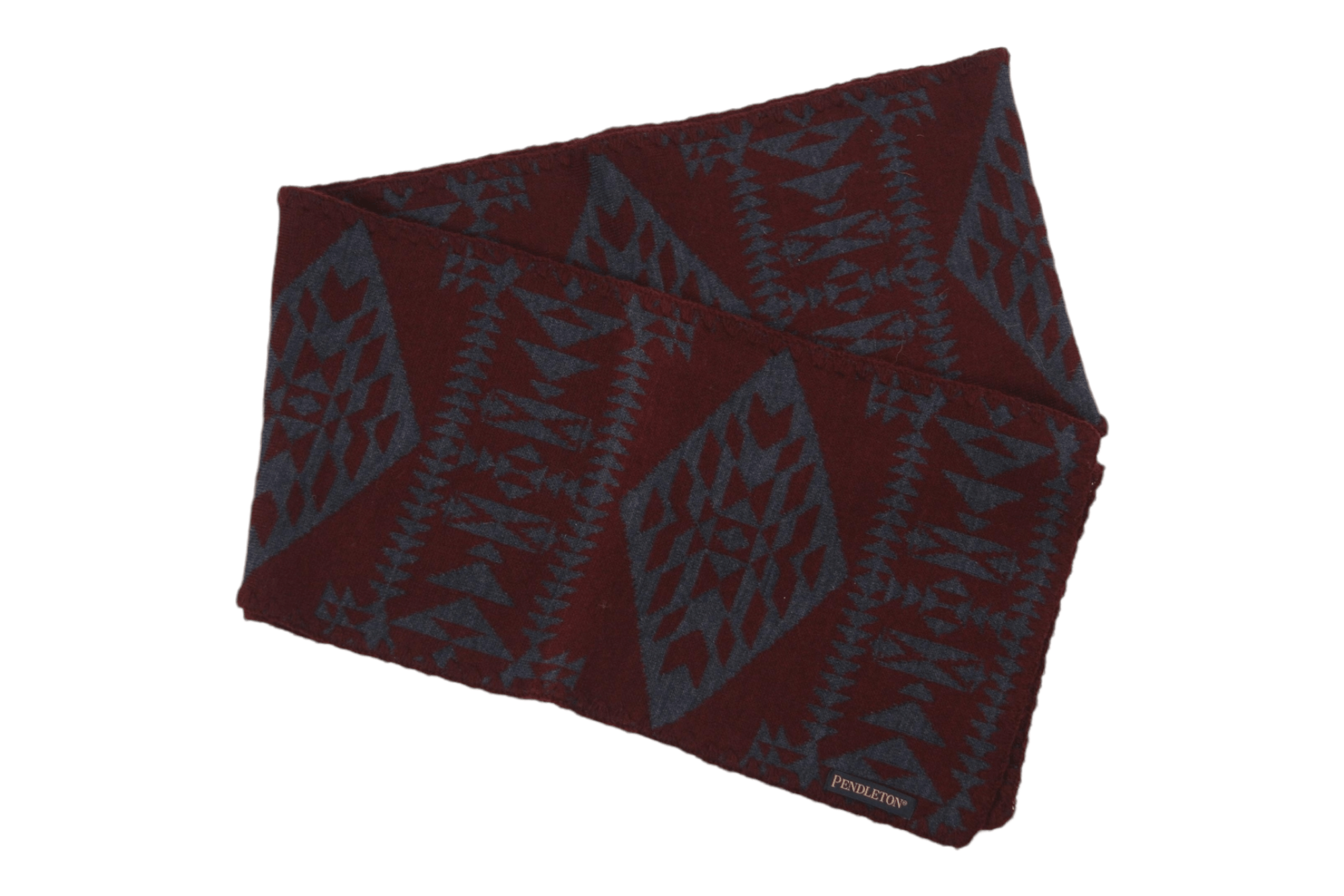 Pendleton 🔥 VTG 🔥 Pendleton Navajo Patterns Knitted Acrylic Scarf Size ONE SIZE - 1 Thumbnail