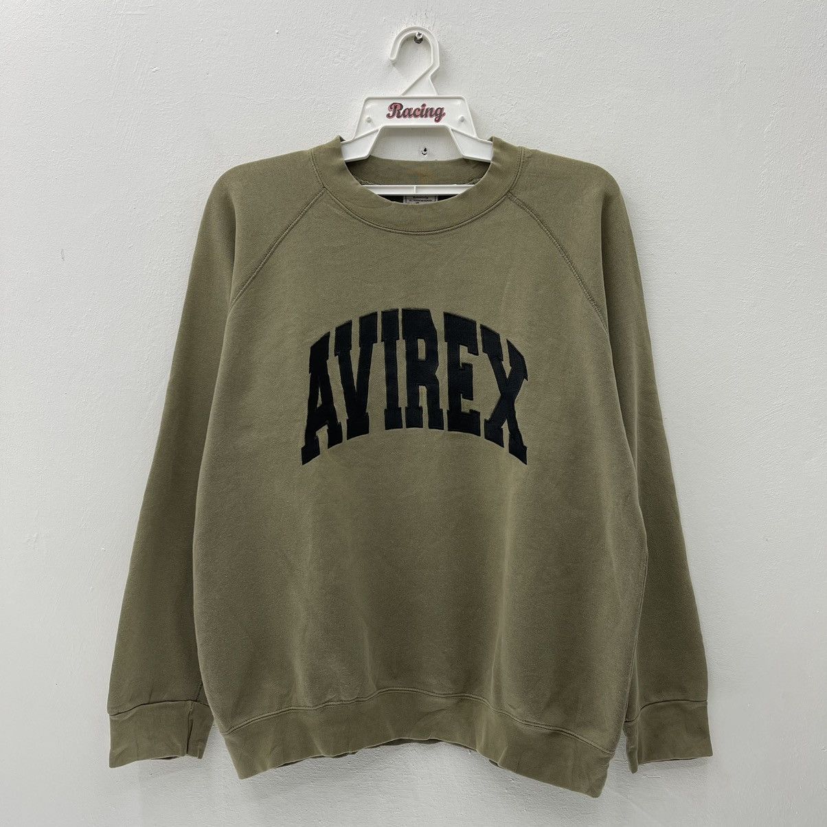 Avirex × Vintage Vintage 90s Avirex Sweatshirt Embroidery Big Logo Size US M / EU 48-50 / 2 - 1 Thumbnail