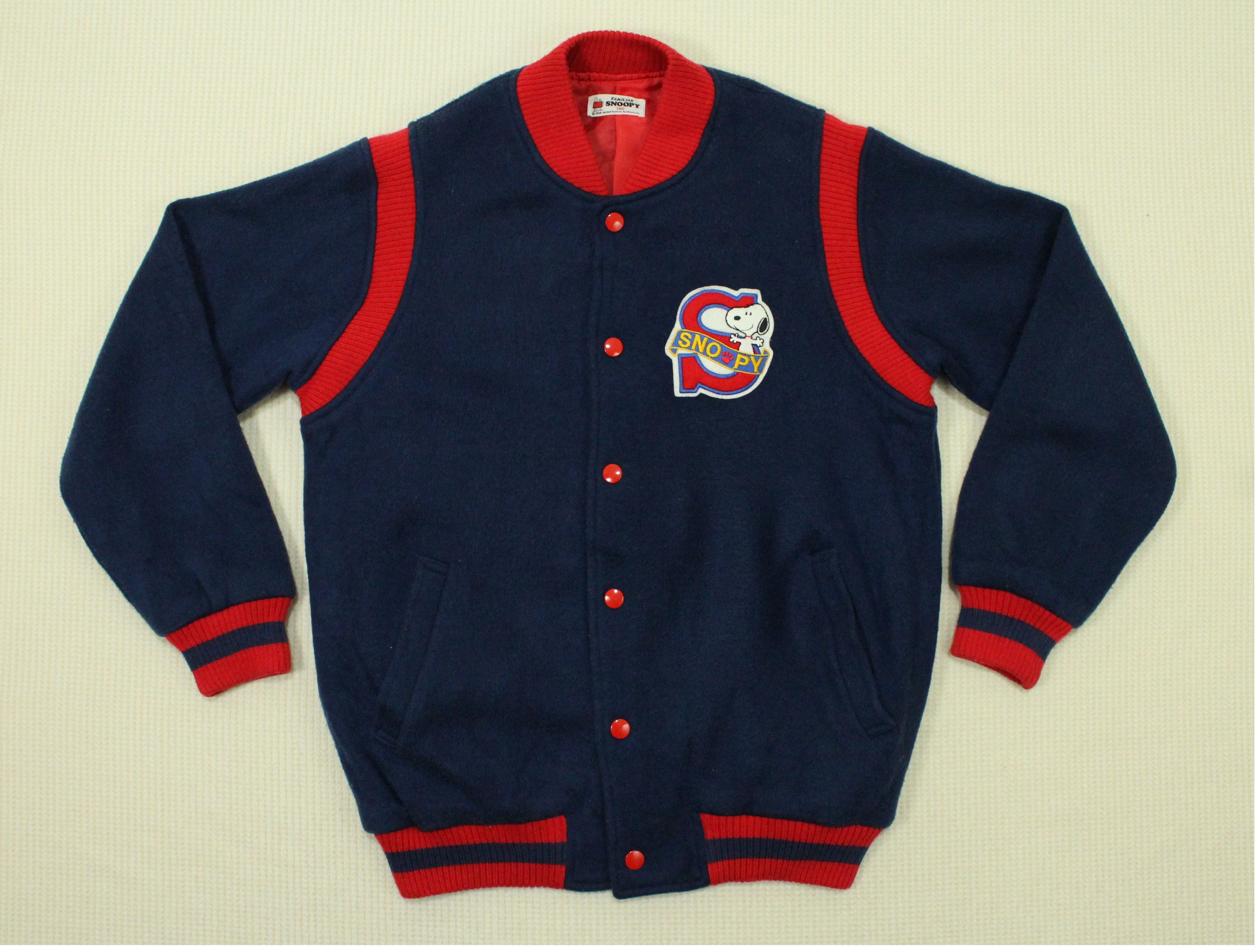 Japanese Brand × Vintage Vintage Snoopy Jacket Teddy boys Size US S / EU 44-46 / 1 - 6 Thumbnail