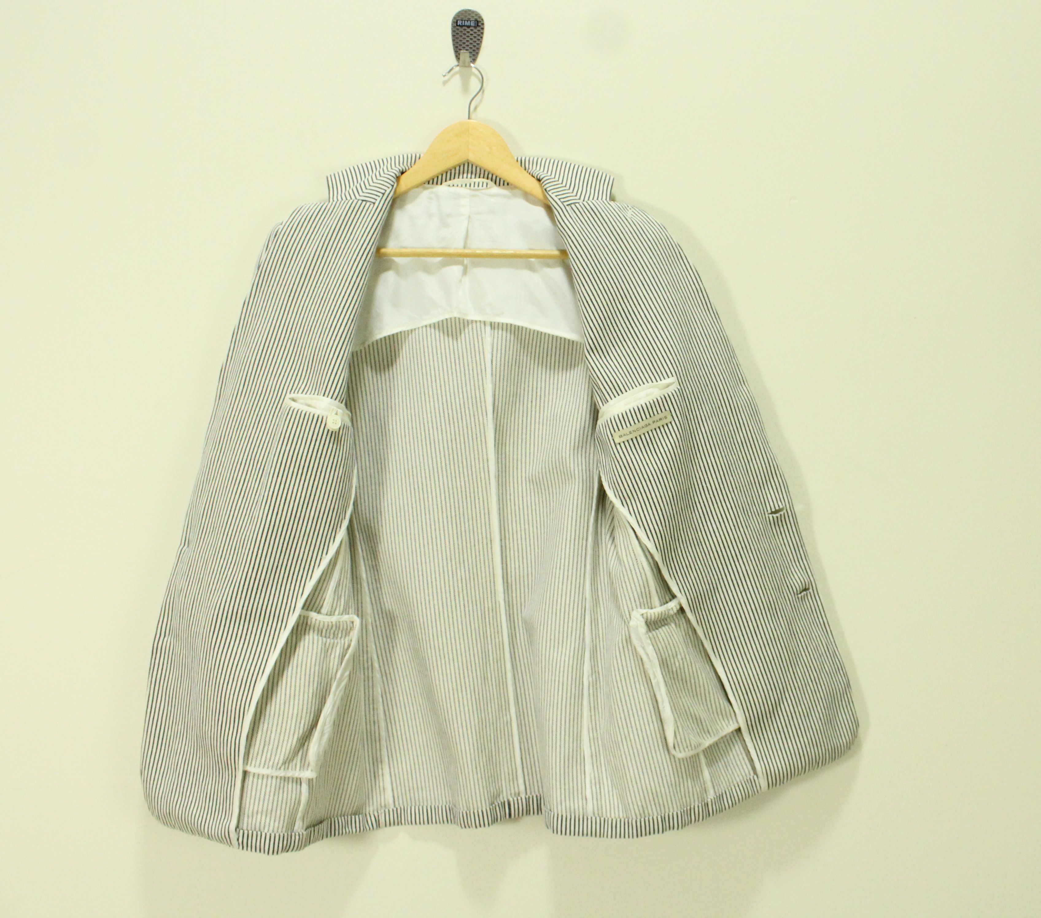 Balenciaga BALENCIAGA Blazer Hickory Shut Pocket Jacket Size US S / EU 44-46 / 1 - 7 Thumbnail