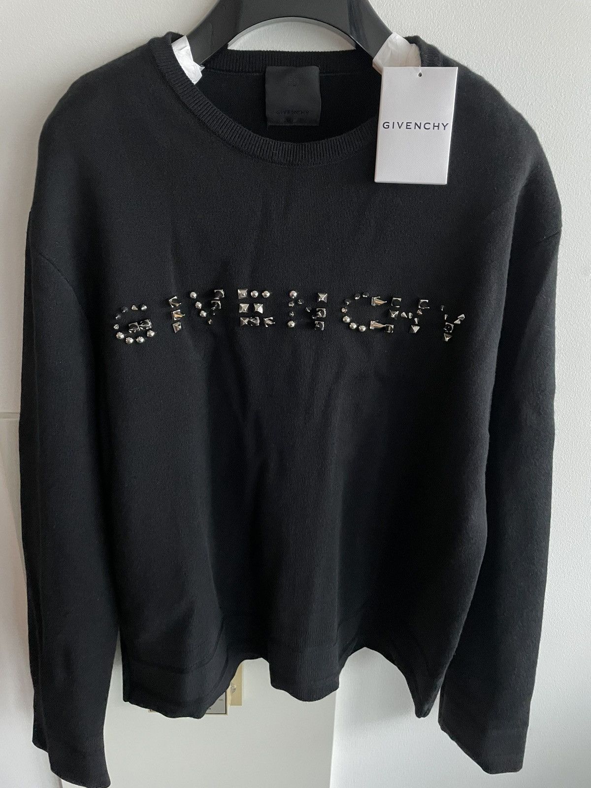 Givenchy Rare $1,650 Runway Brand New Limited Studded Crewneck Shirt Size US L / EU 52-54 / 3 - 1 Thumbnail