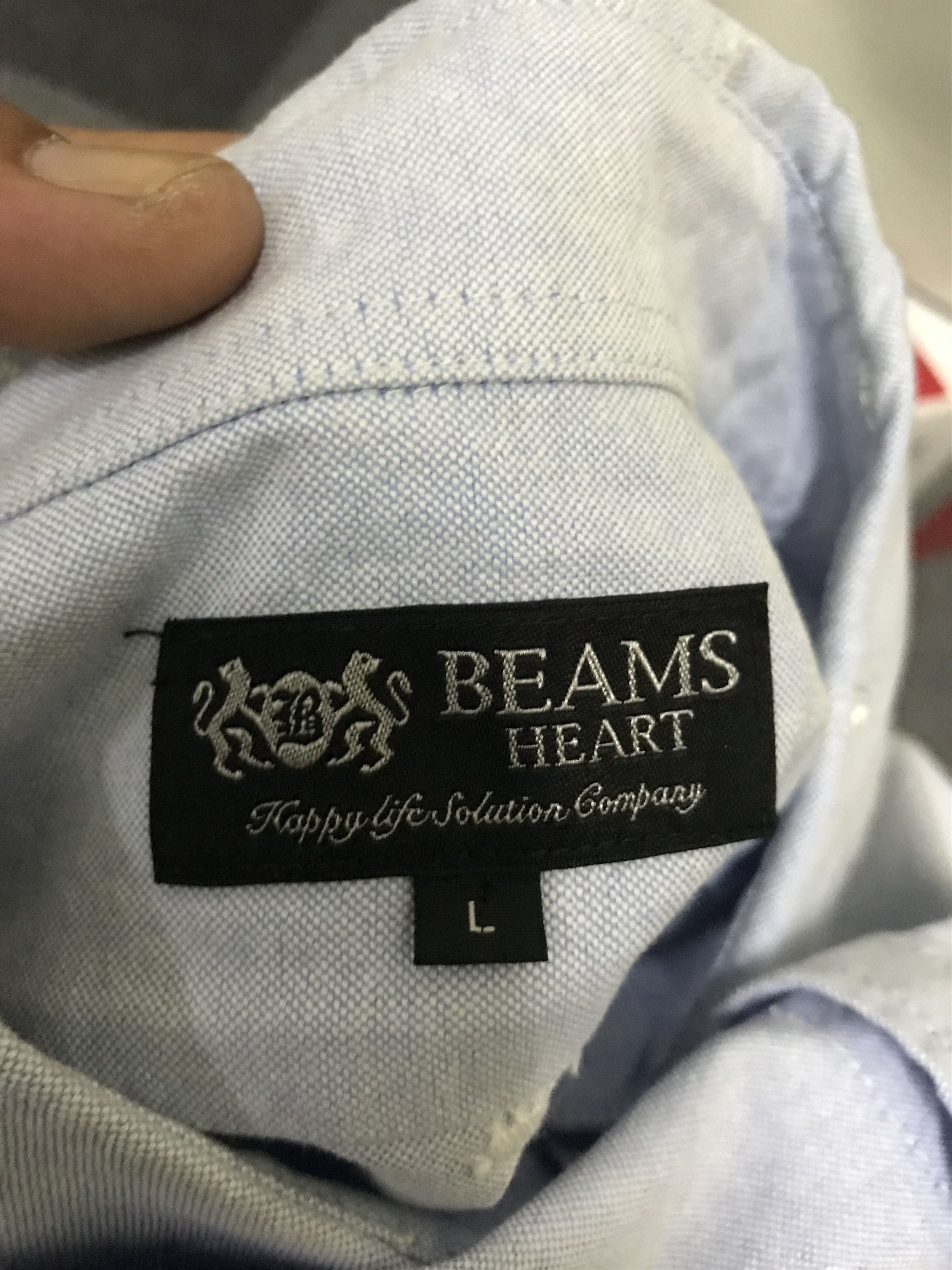 Beams Plus × Japanese Brand BUS13 BEAMS Full Logo Embroidery Shirt Size US L / EU 52-54 / 3 - 6 Thumbnail