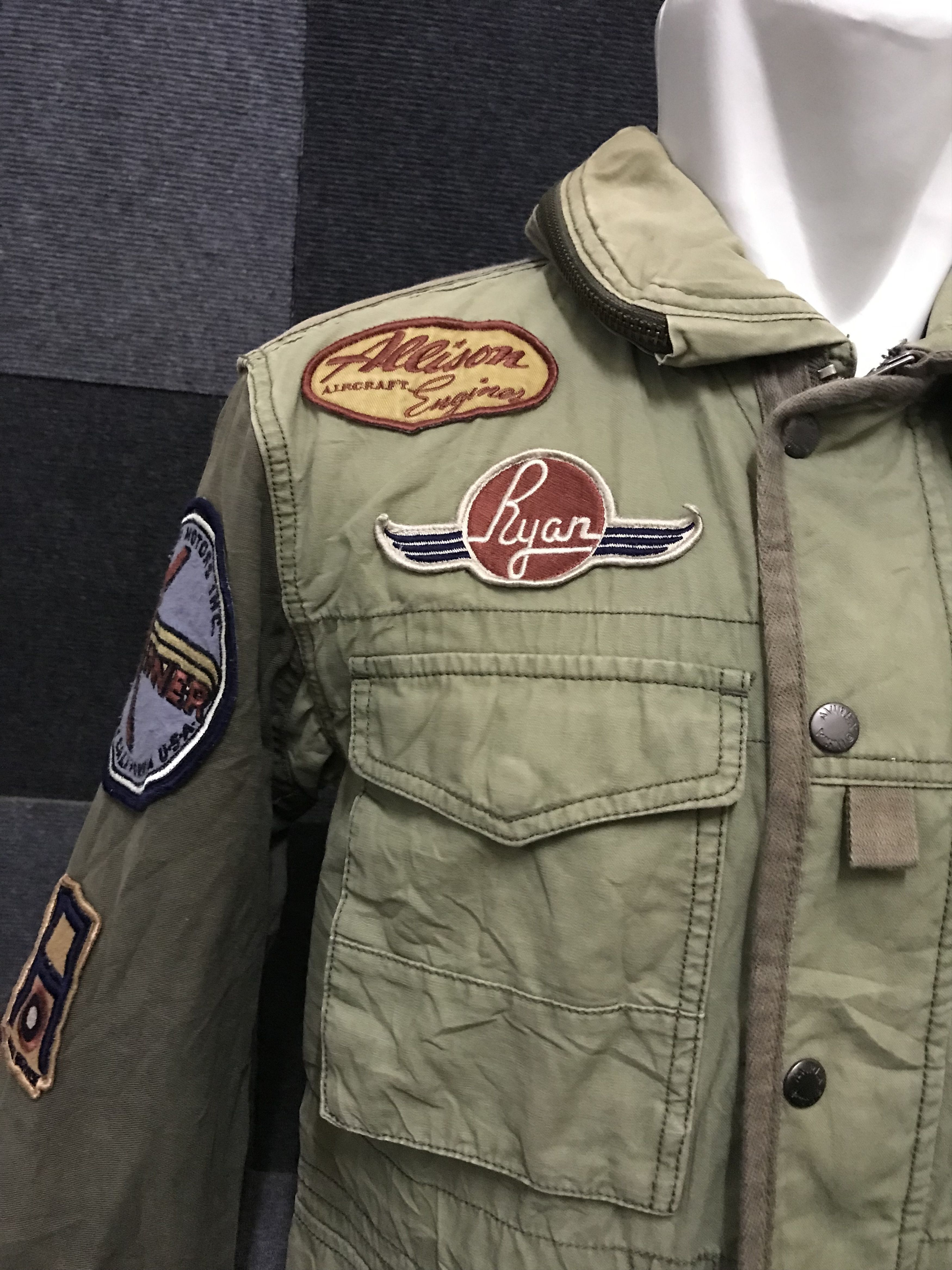 Avirex J35 Archival design AVIREX Multipockets Jacket with Patches Size US L / EU 52-54 / 3 - 3 Thumbnail