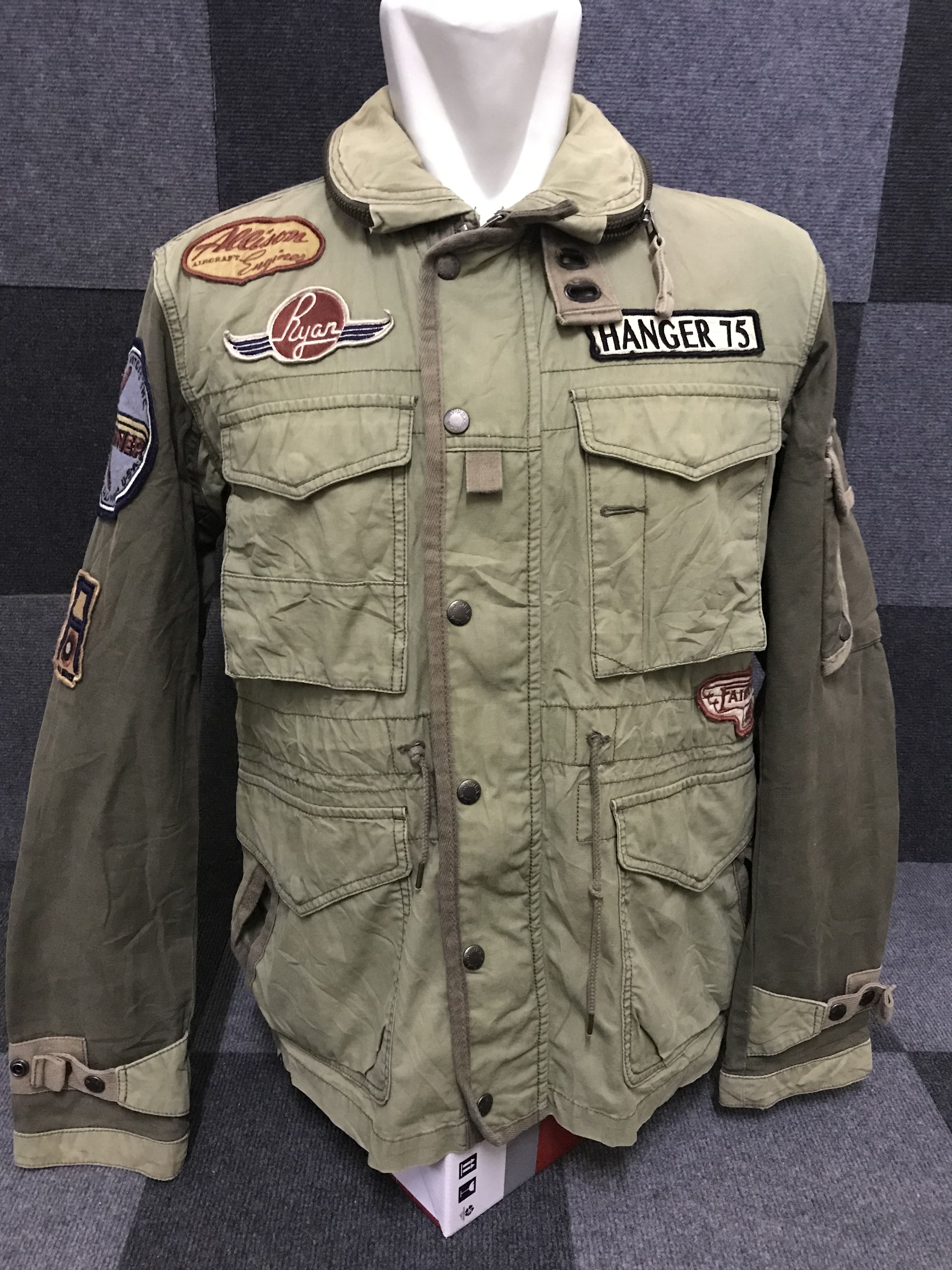 Avirex J35 Archival design AVIREX Multipockets Jacket with Patches Size US L / EU 52-54 / 3 - 1 Thumbnail