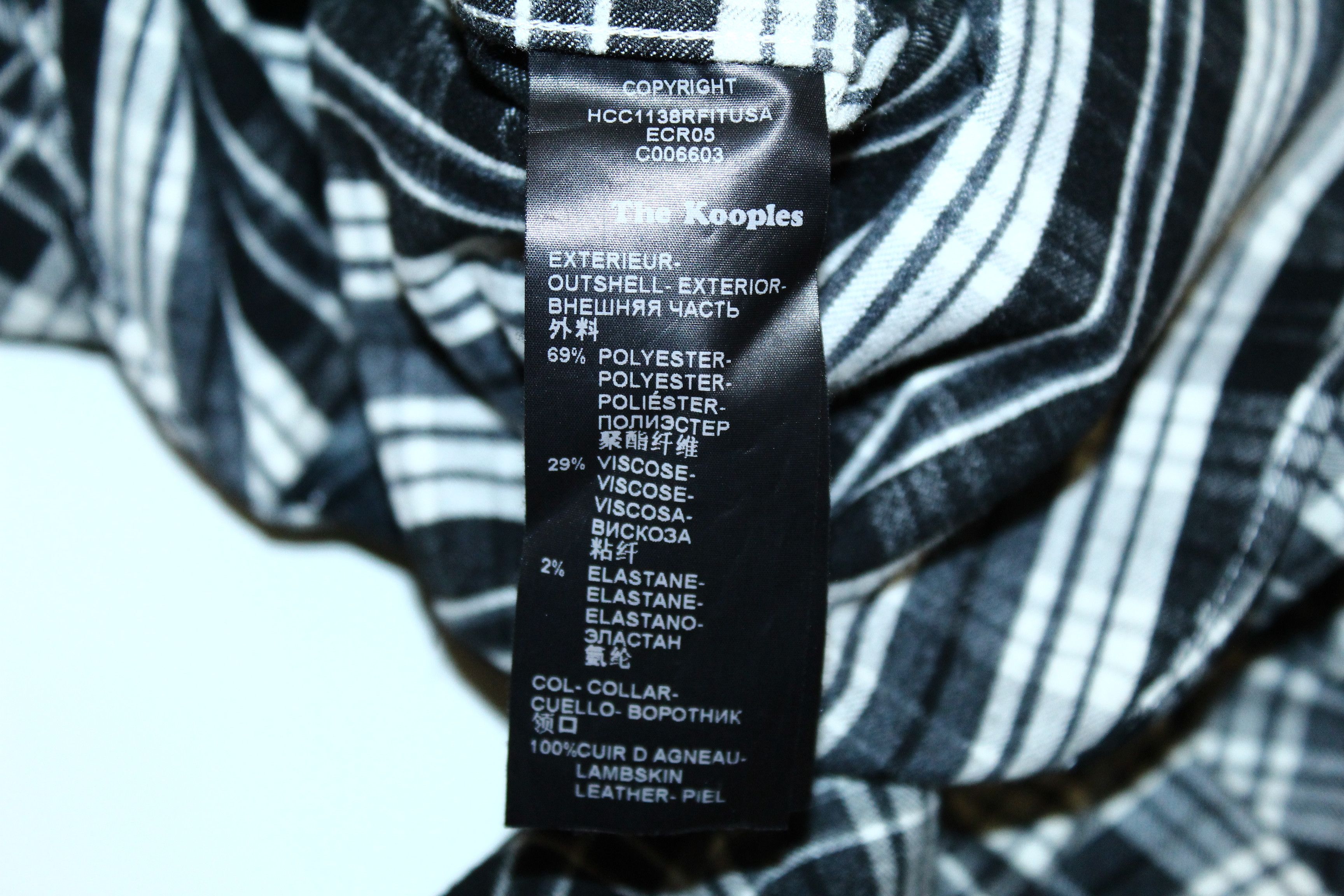 The Kooples The Kooples Grandad Collar Plaid Check Flannel Overshirt Size US S / EU 44-46 / 1 - 5 Thumbnail