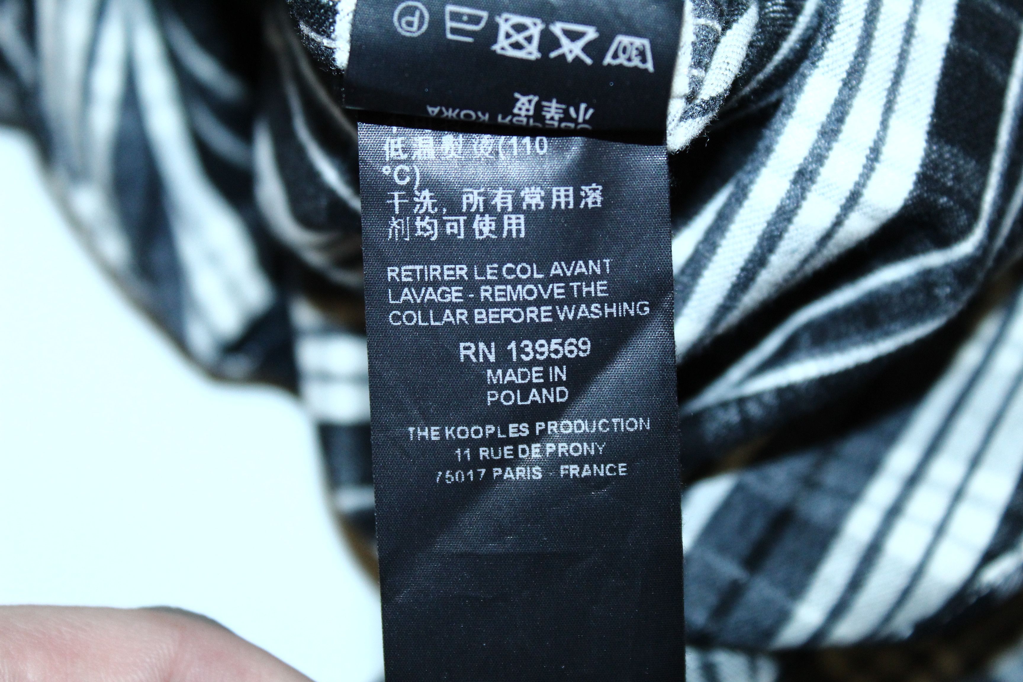 The Kooples The Kooples Grandad Collar Plaid Check Flannel Overshirt Size US S / EU 44-46 / 1 - 8 Thumbnail