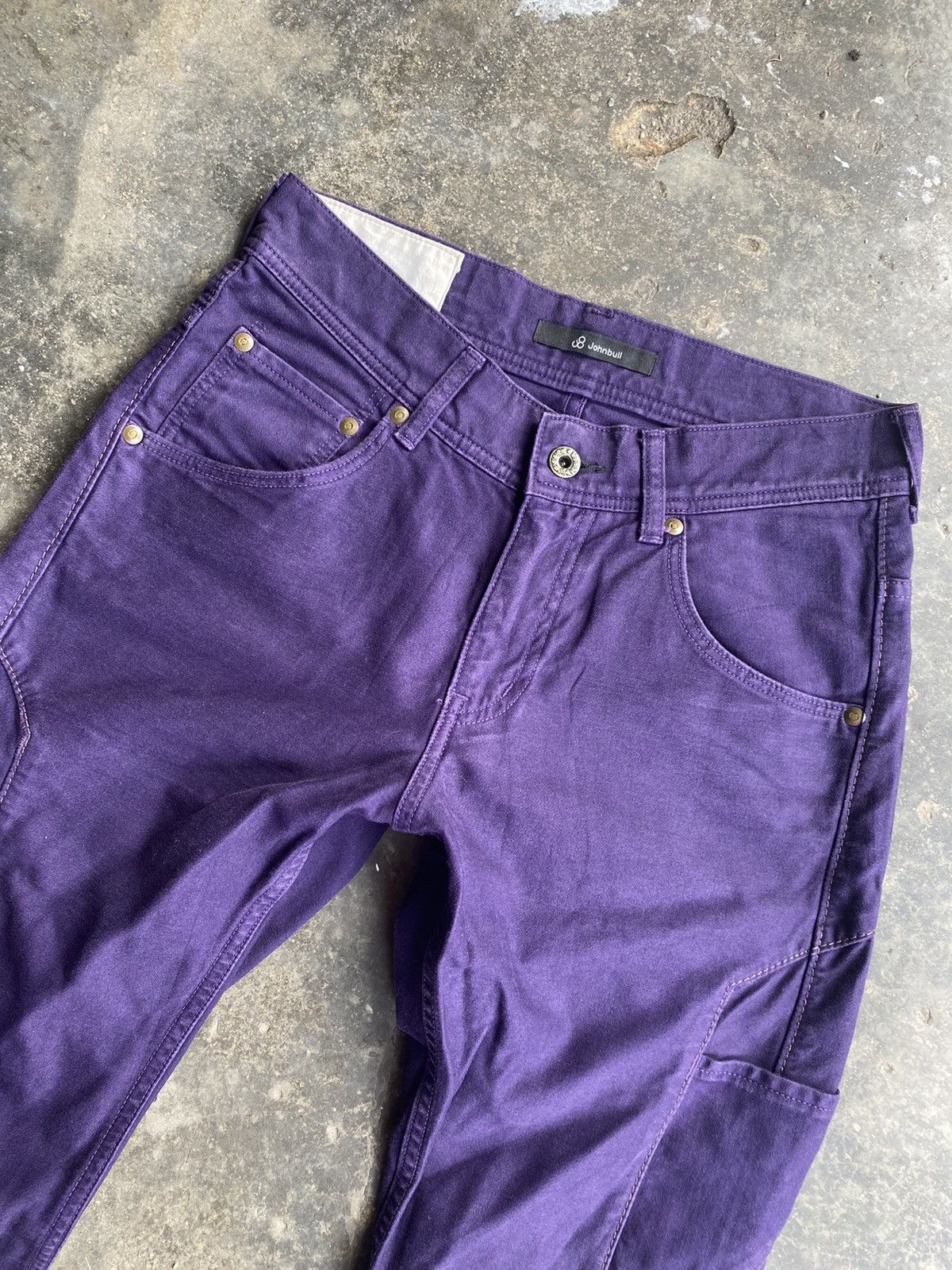 If Six Was Nine × Japanese Brand × Johnbull Vintage John Bull Purple Pants Size US 29 - 3 Thumbnail