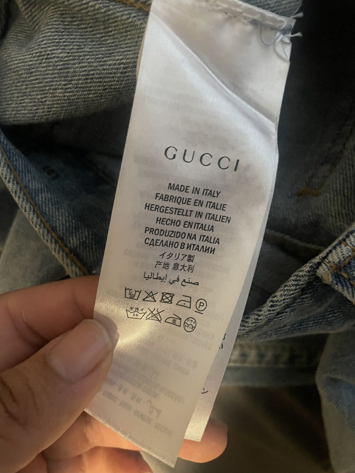 Gucci Gucci Bee embroidered jeans Size US 34 / EU 50 - 7 Thumbnail